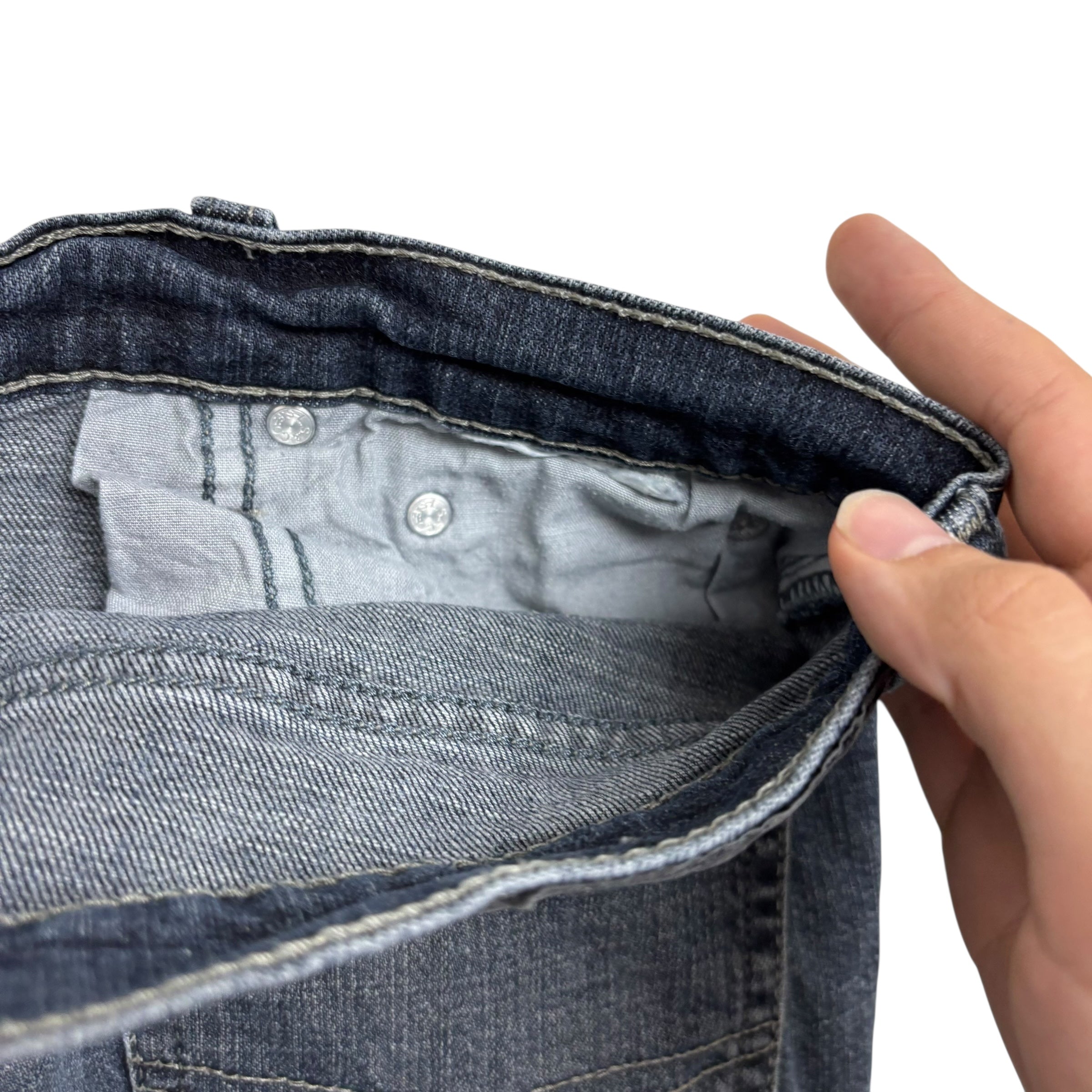 Levis Signature Jeans W30 L32 Mens Navy Blue Slim Fit Stretch Denim