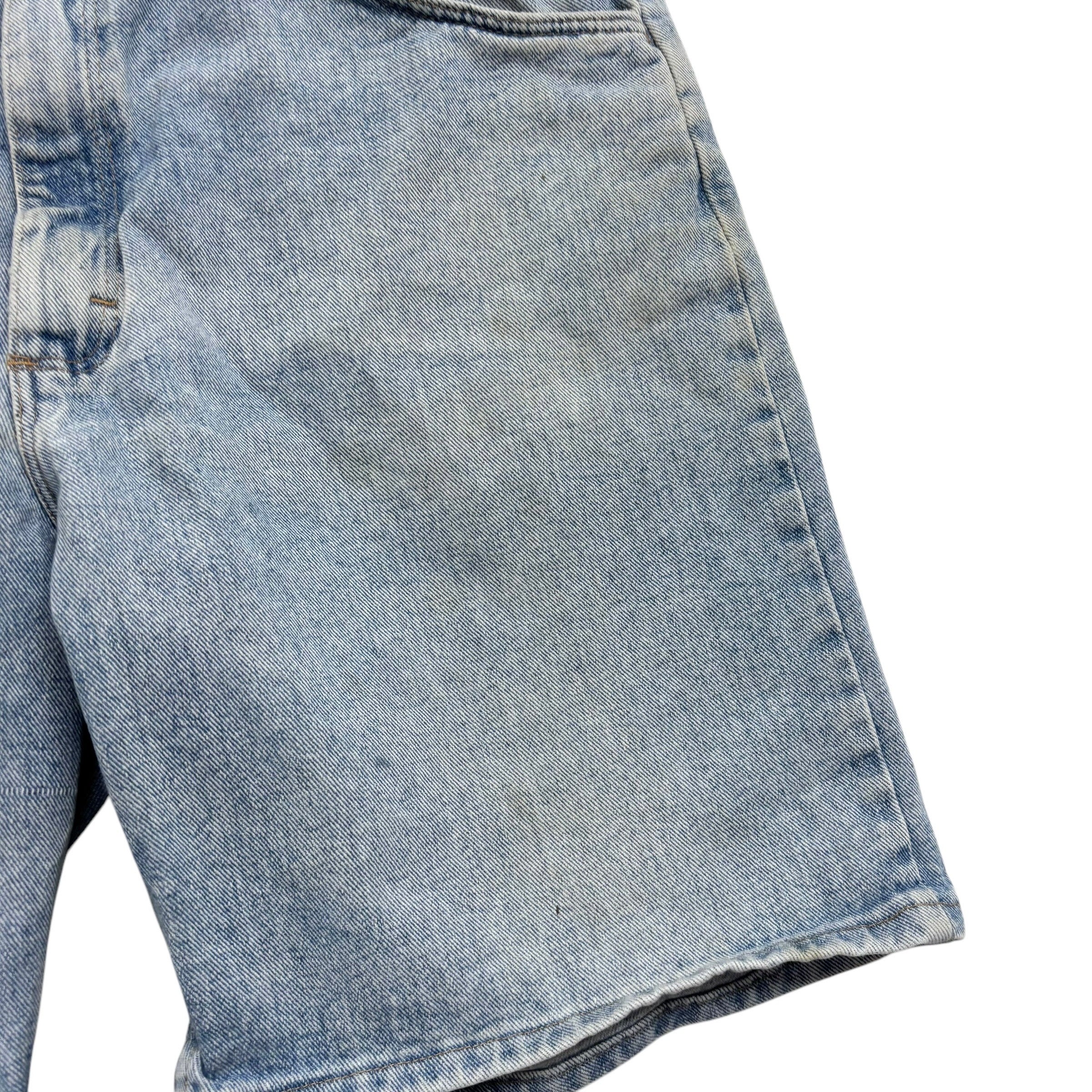 Wrangler Baggy Jorts W36 Mens Denim Shorts Light Blue Relaxed Fit (F)