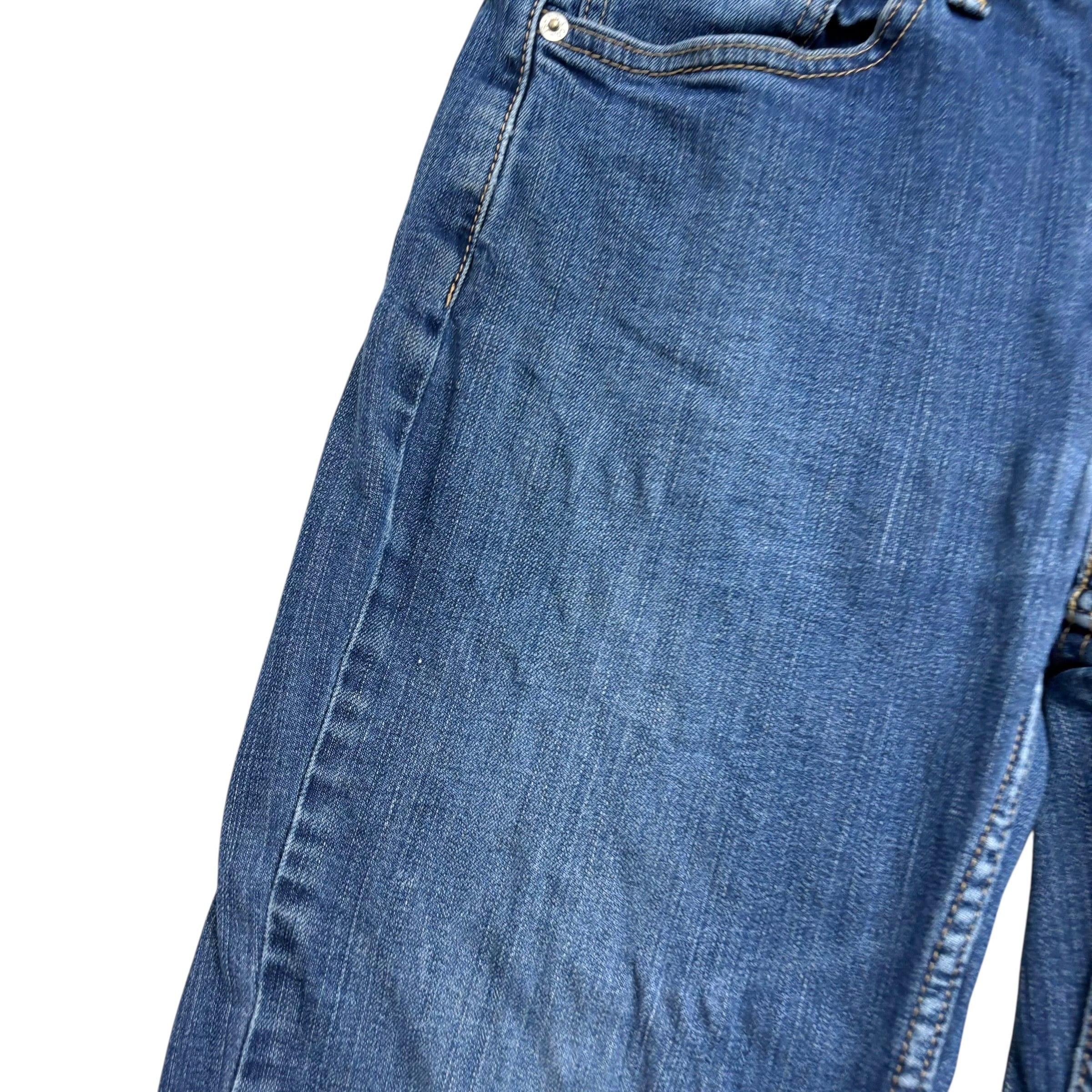 Levis 514 Jeans W31 L30 Mens Mid Blue Regular Straight Fit Stretch Denim (F)