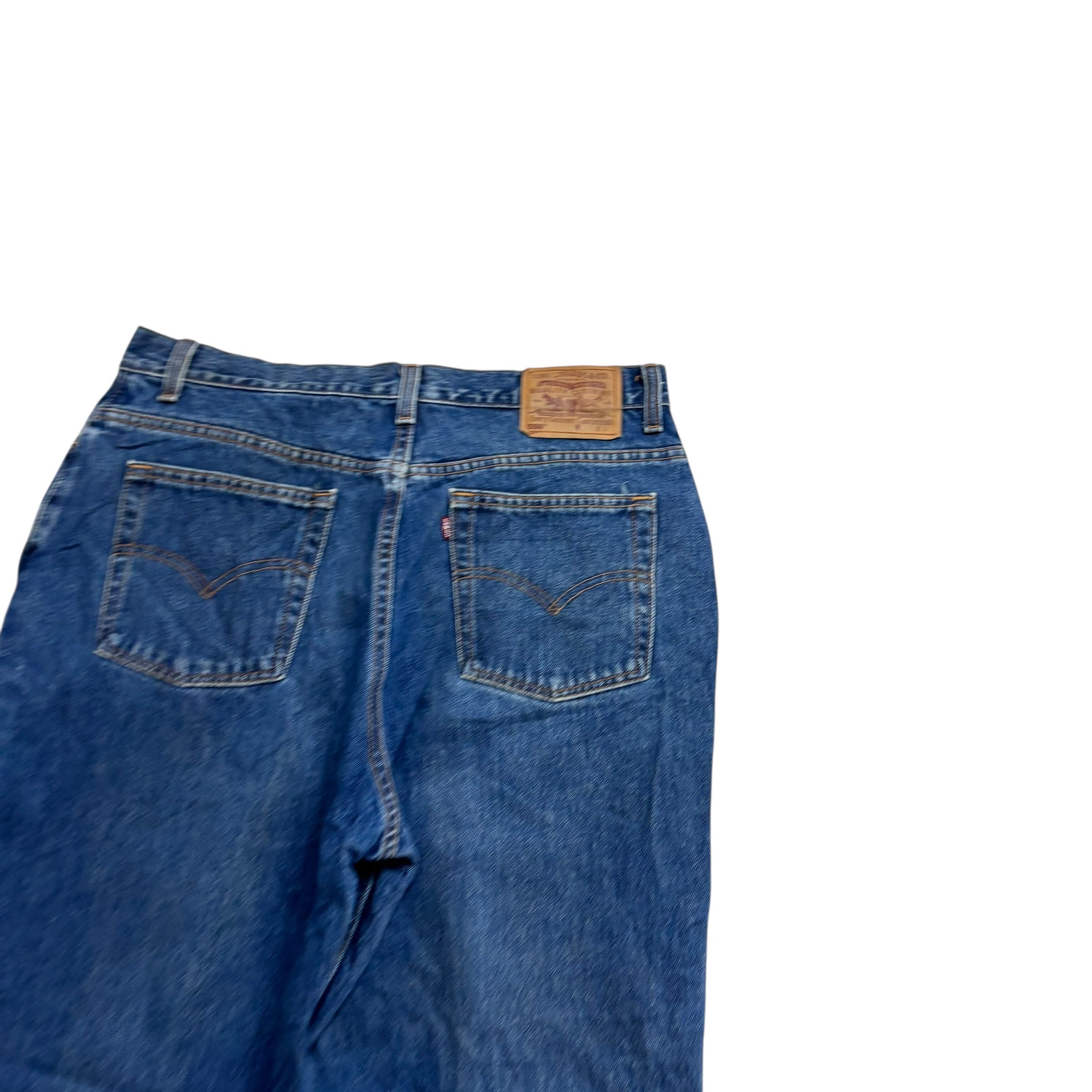 Levis 550 Jeans W32 L27 Womens Mid Blue Relaxed Taper Vintage USA Made