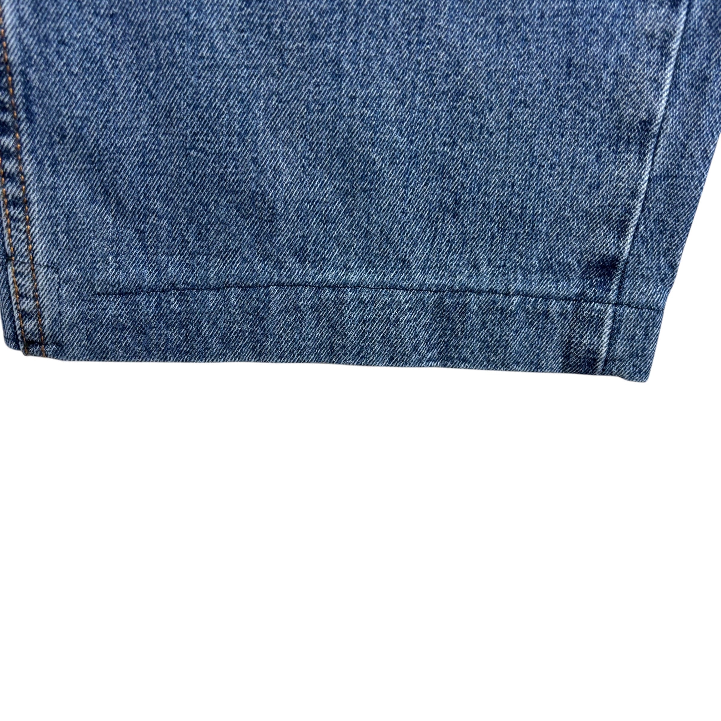 Levis 505 Jeans W42 L26 Mens Mid Blue Regular Straight Fit Denim