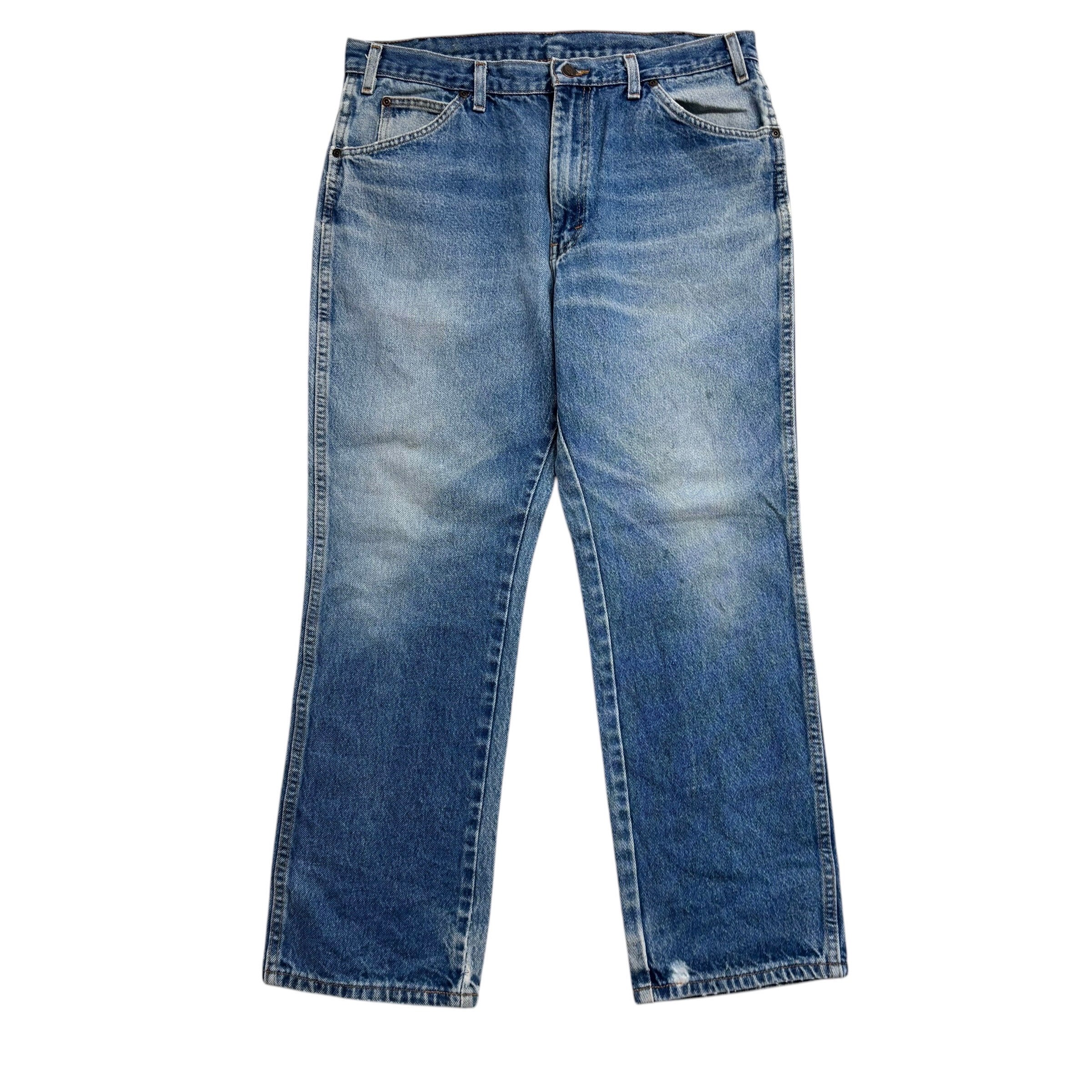 Dickies Jeans W34 L29 Mens Light Blue Regular Straight Fit Denim