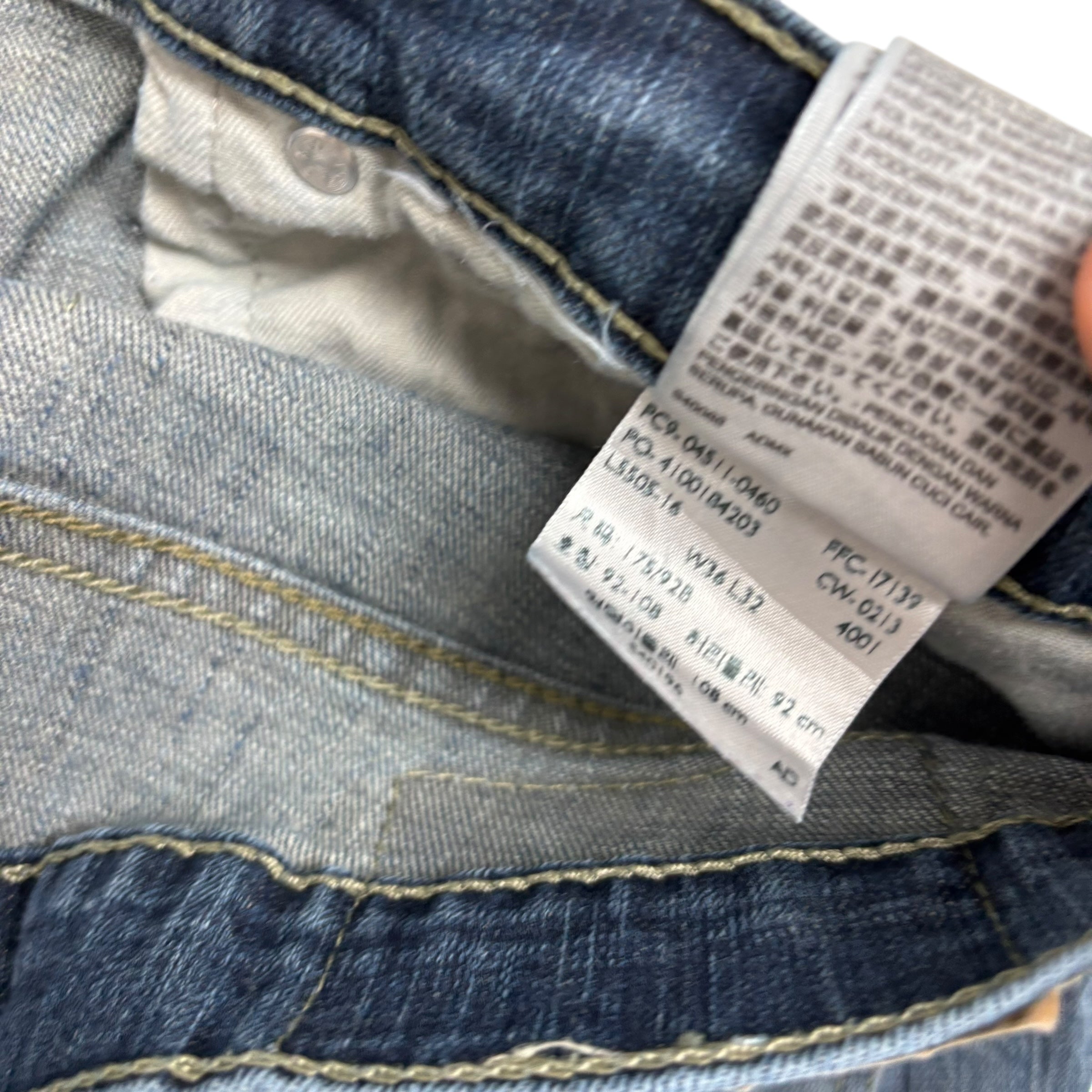 Levis 511 Jeans W36 L32 Mens Dark Blue Slim Fit Stretch Denim (F)