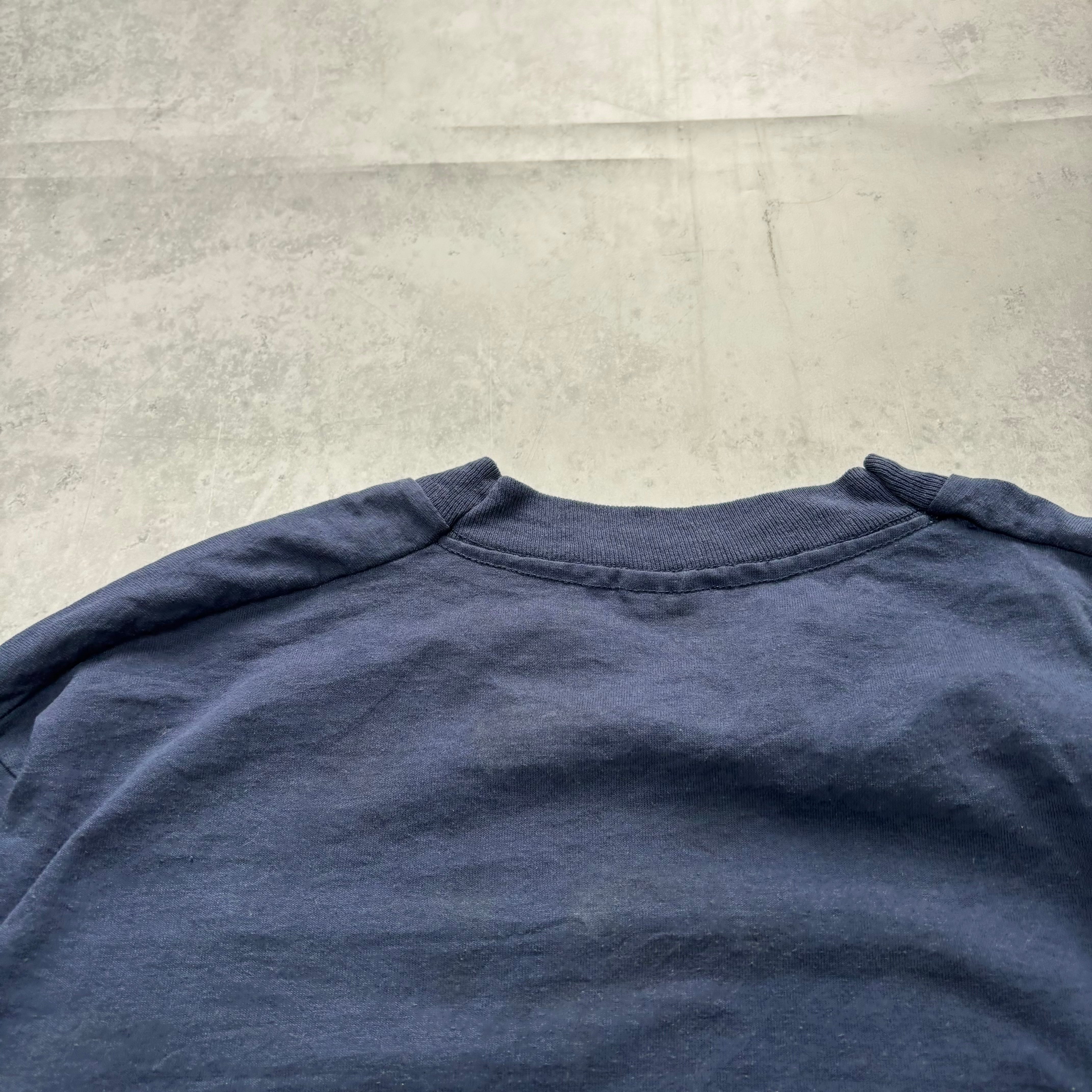 Vintage T Shirt Mens XL Navy Blue Single Stitch Graphic Print 90s USA Band (F)