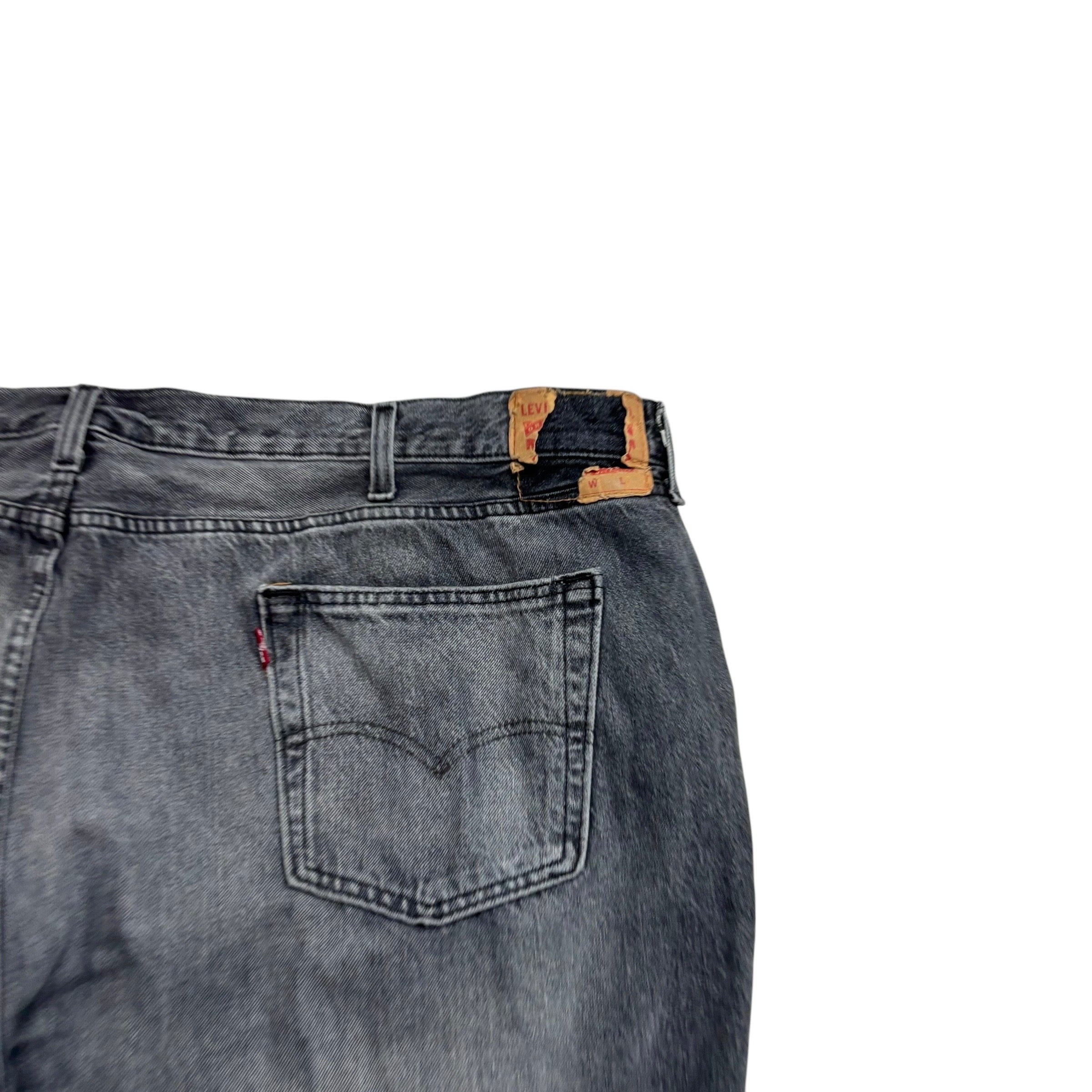 Levis 541 Jeans W54 L31 Mens Grey Athletic Tapered Fit Stretch Denim