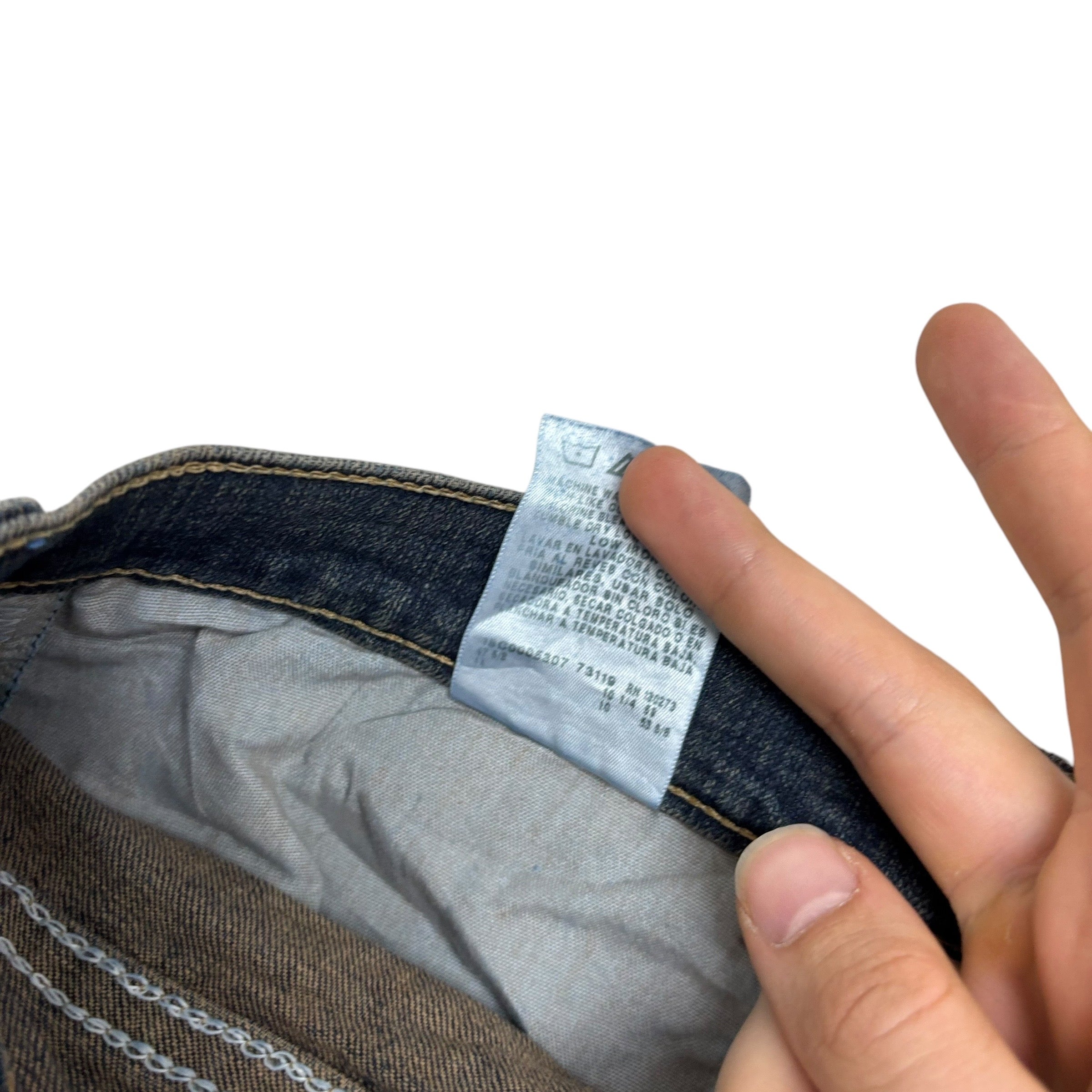 Wrangler Baggy Jorts W42 Mens Denim Shorts Dark Blue Relaxed Fit Stretch (E)