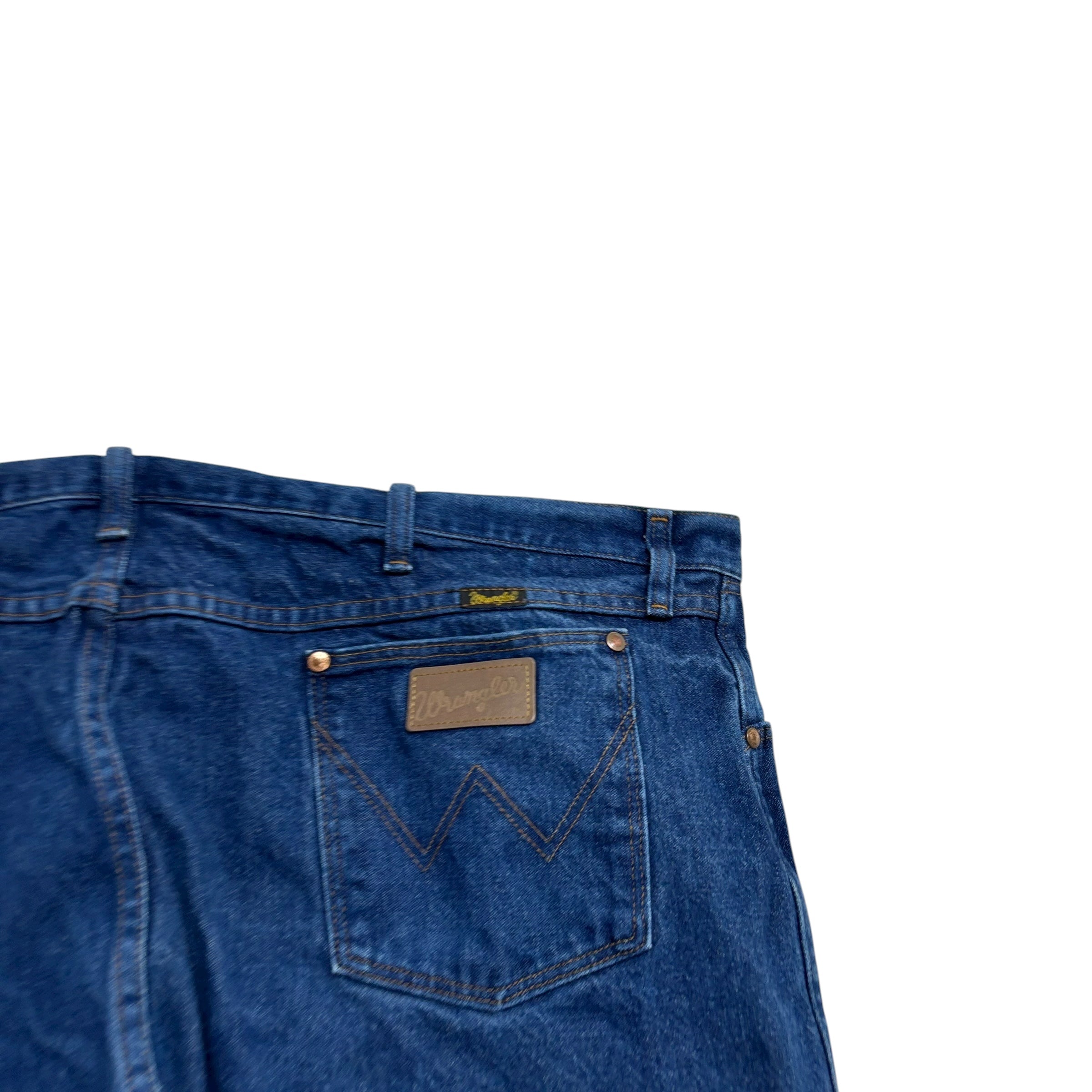 Wrangler Jeans Cowboy Cut W48 L30 Mens Dark Blue 13MWZ Original Fit Denim