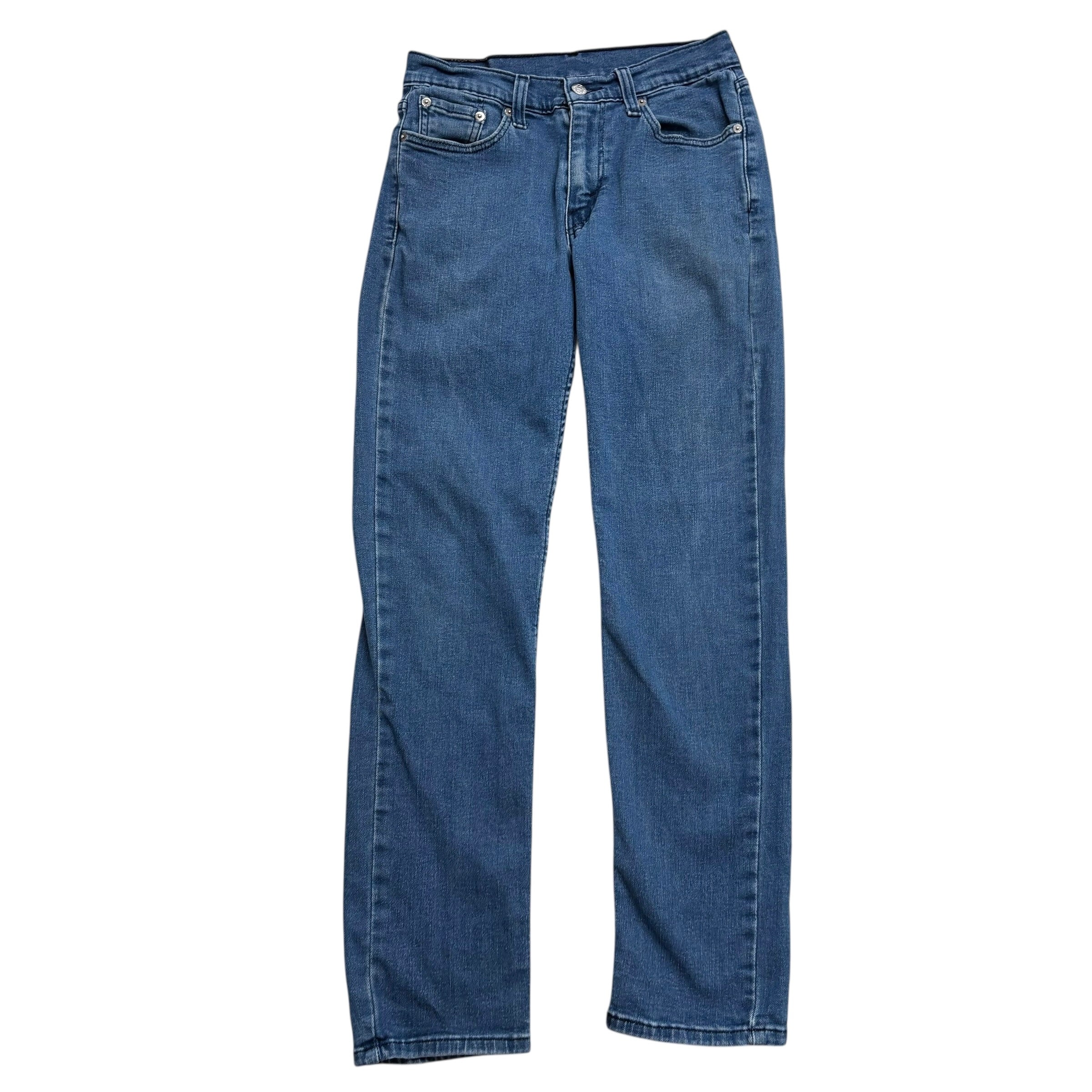 Levis 514 Jeans W28 L31 Mens Mid Blue Slim Straight Fit Stretch Denim