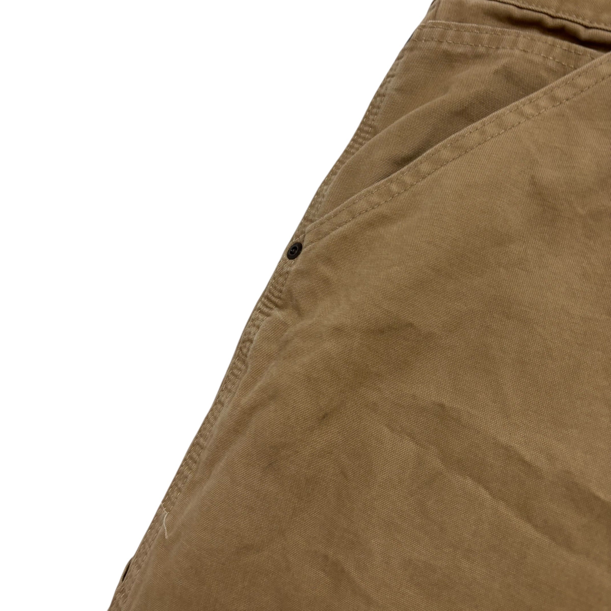 Wrangler Carpenter Trousers W42 L30 Mens Tan Relaxed Fit Cotton Pants