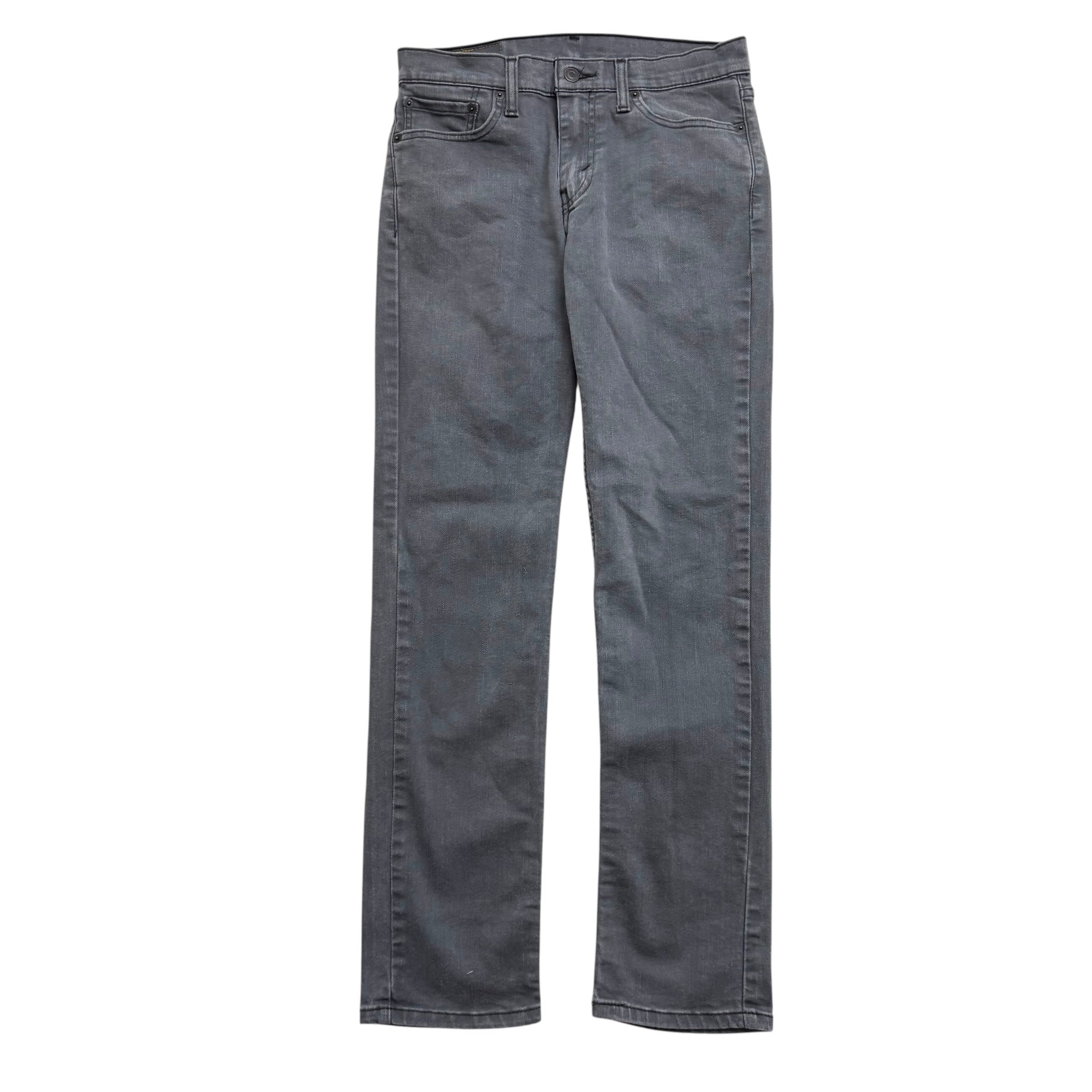 Levis 511 Jeans W30 L30 Mens Grey Slim Fit Stretch Denim (E)