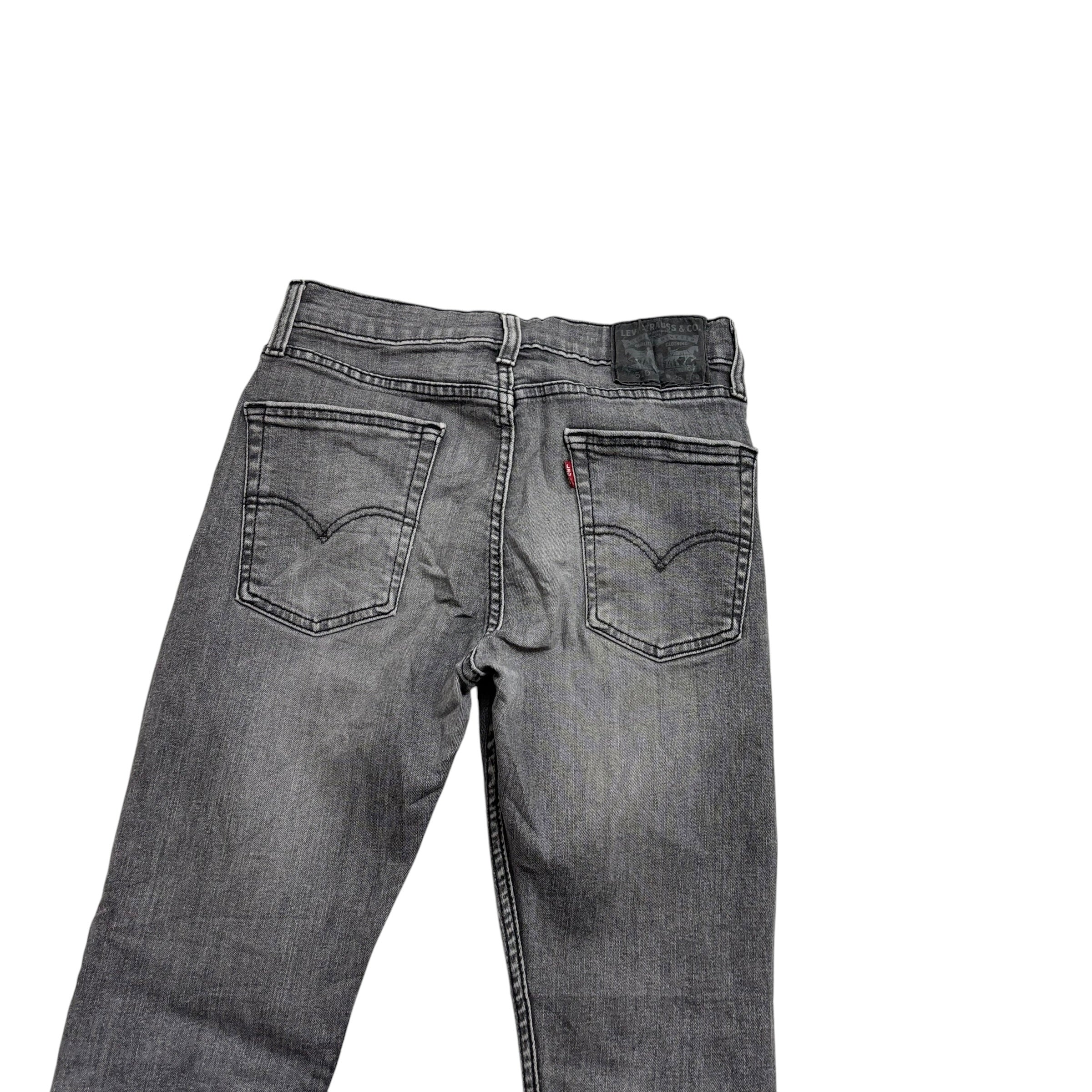 Levis 510 Jeans W27 L28 Mens Grey Skinny Fit Stretch Denim (E)