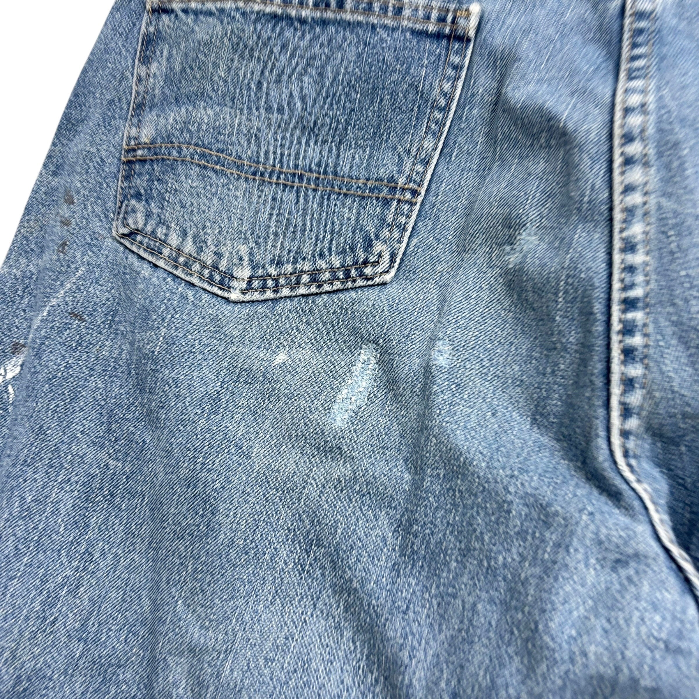 Dickies Jeans W38 L30 Mens Light Blue Regular Straight Fit Denim (F)