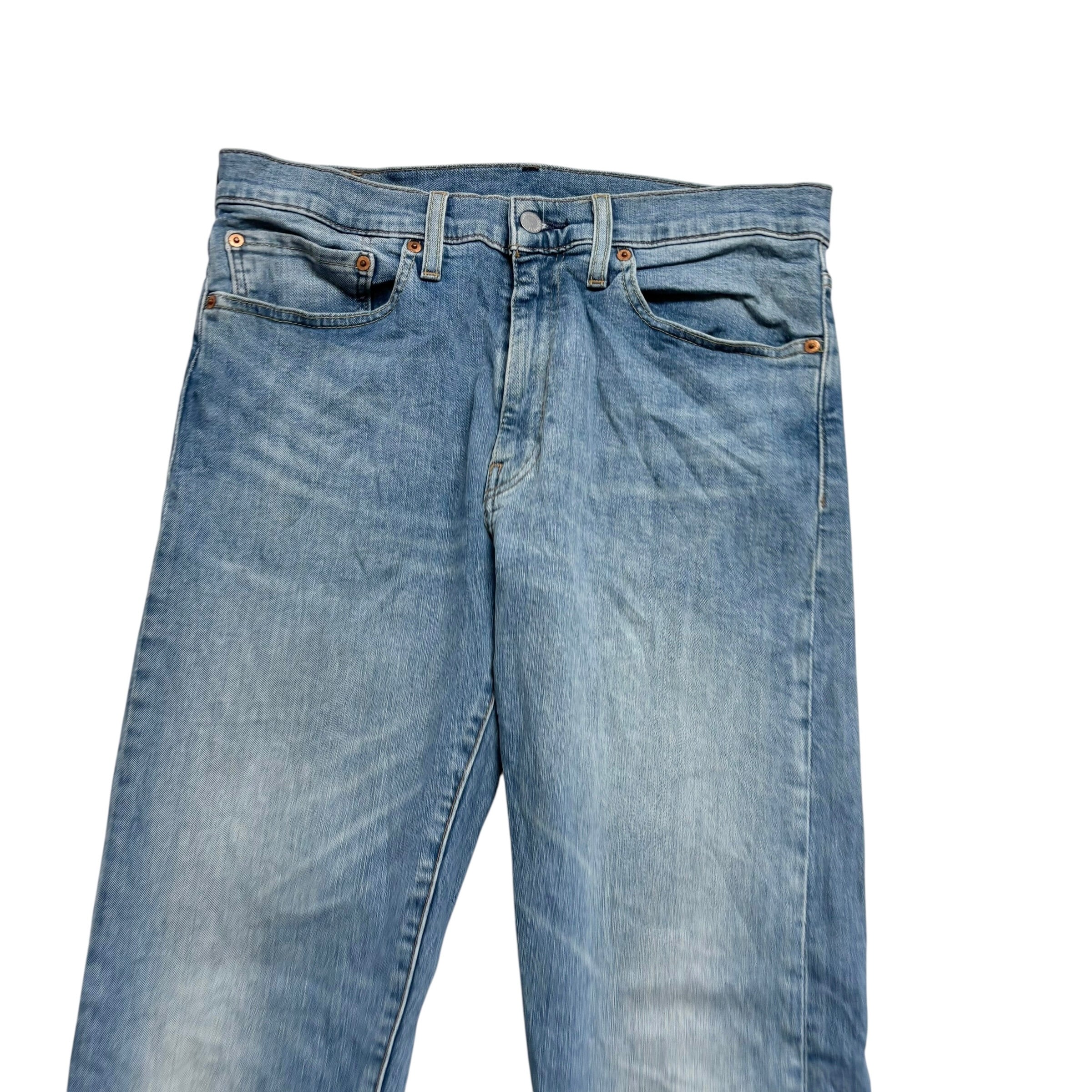 Levis 512 Jeans W34 L34 Mens Light Blue Slim Tapered Fit Stretch Premium