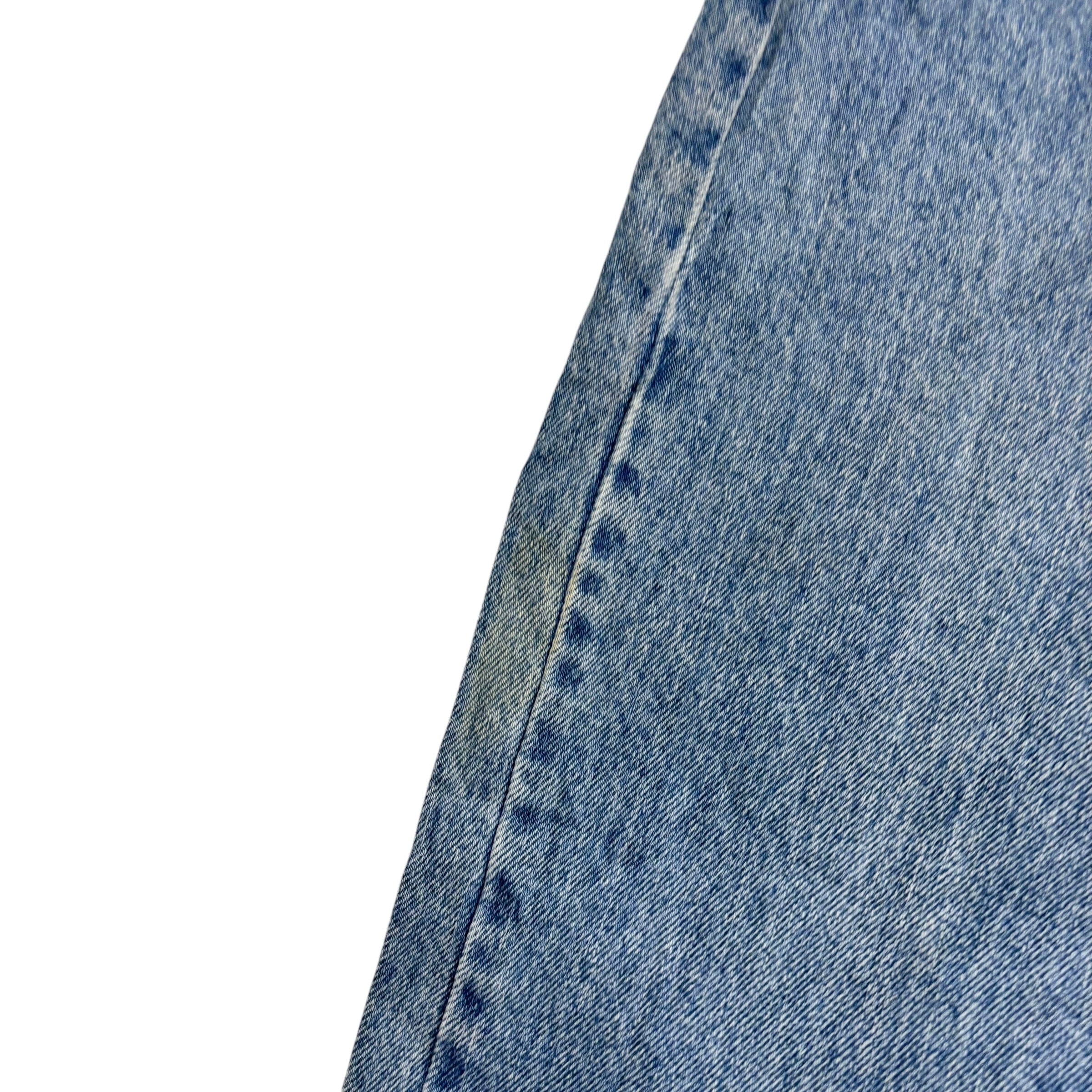 Levis 505 Jeans W36 L32 Mens Light Blue Regular Straight Fit Vintage Denim
