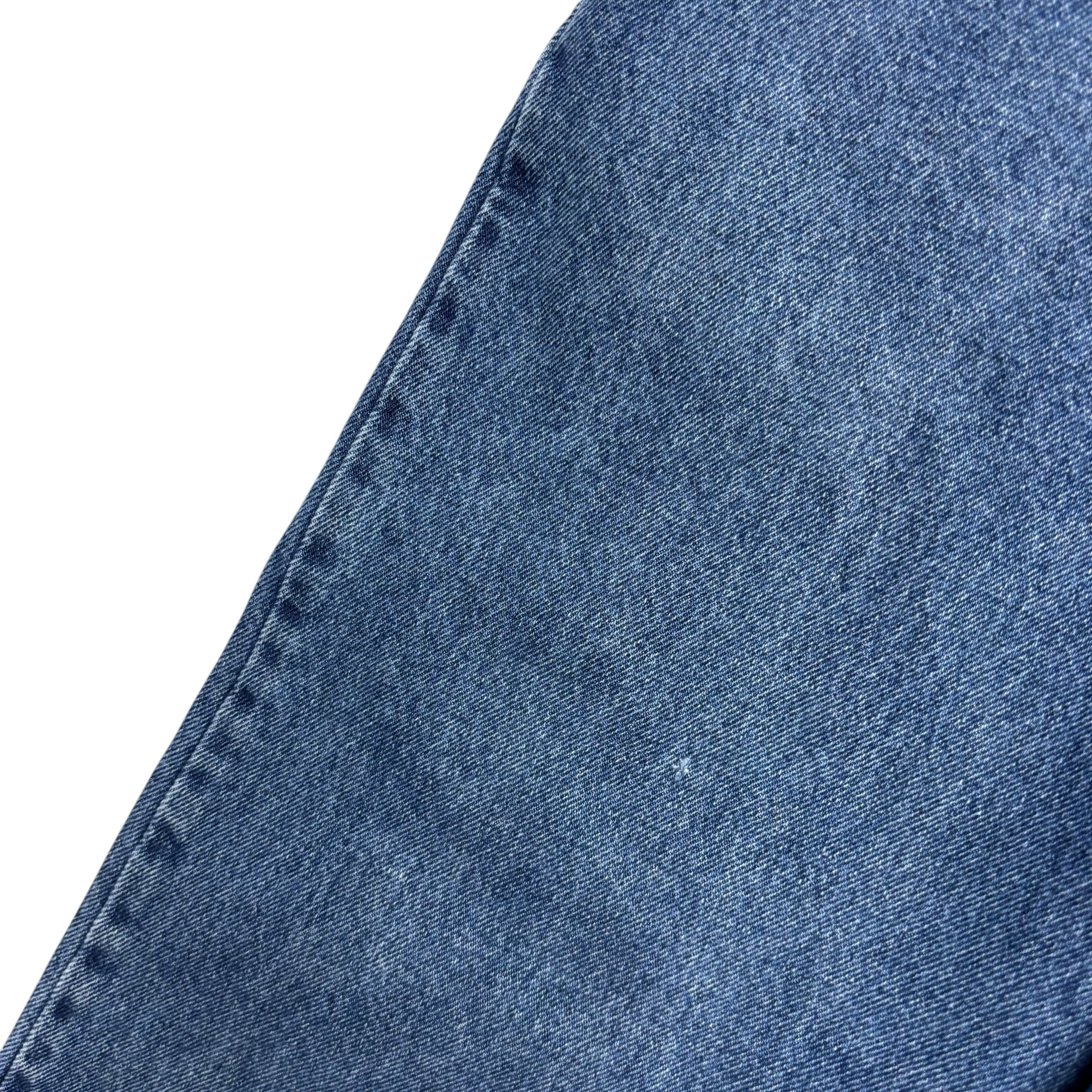 Wrangler Jeans W38 L29 Mens Mid Blue Relaxed Straight Fit Denim