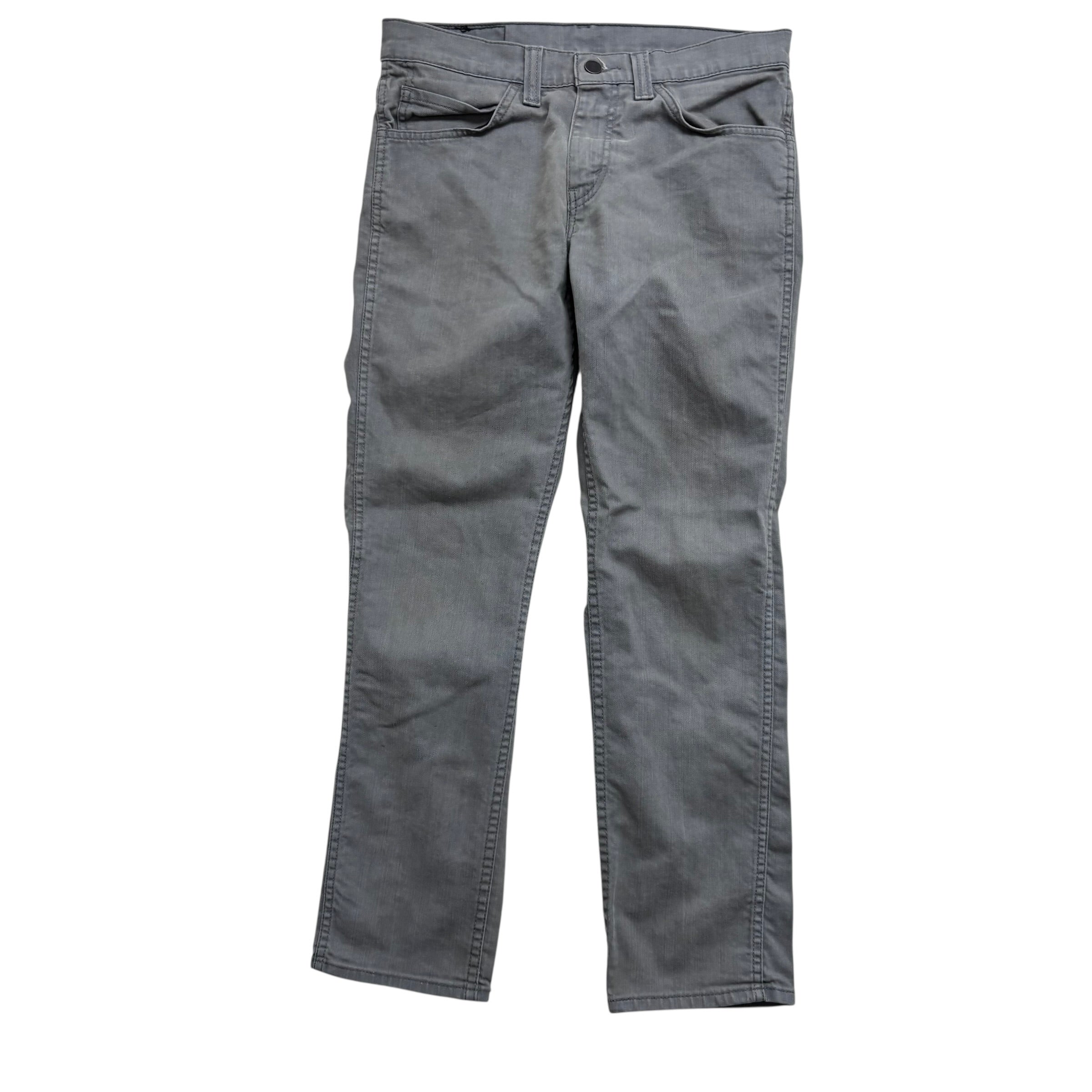 Levis 511 Jeans W31 L29 Mens Grey Slim Fit Stretch Denim