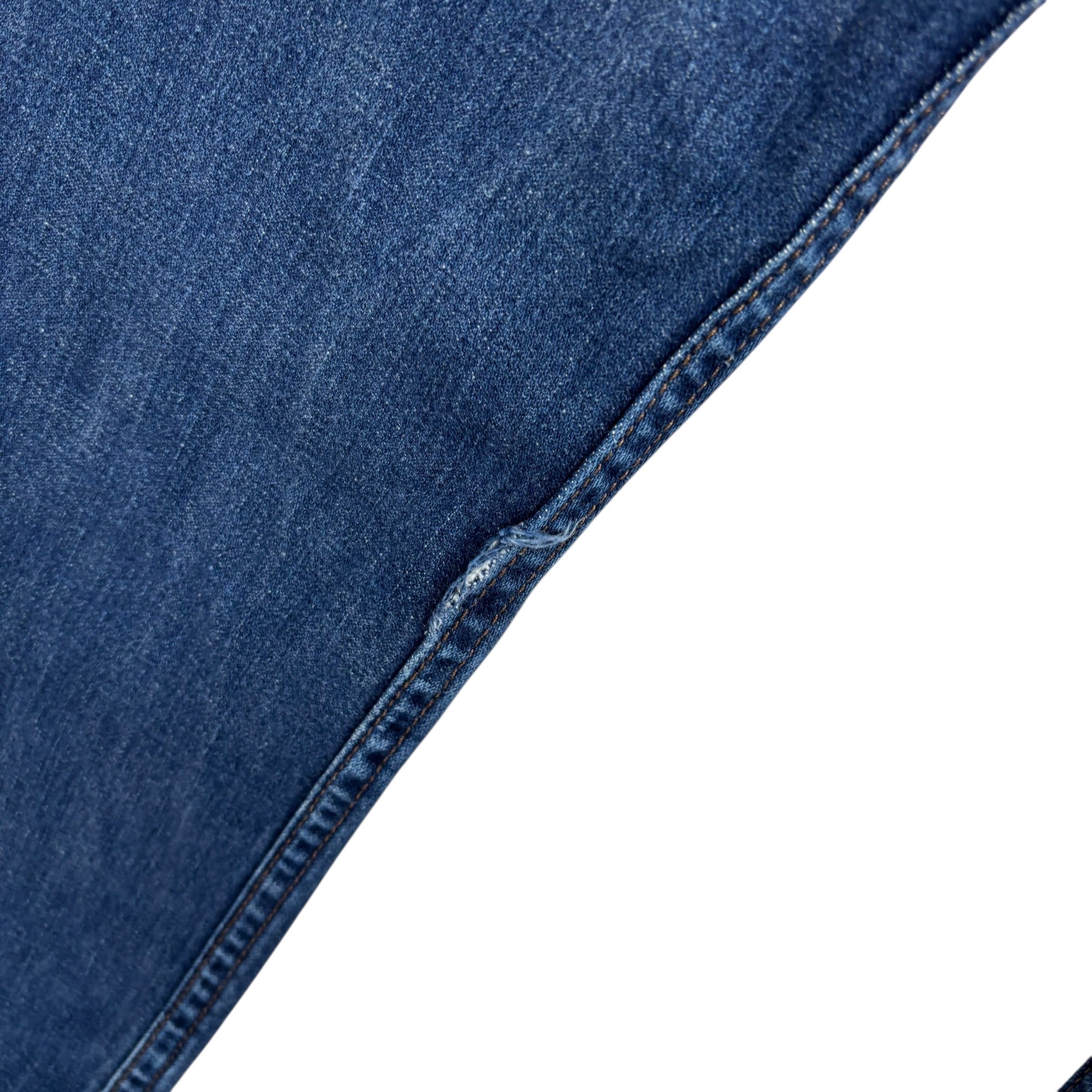 Levis 569 Jeans W42 L30 Mens Mid Blue Baggy Relaxed Straight Fit Denim