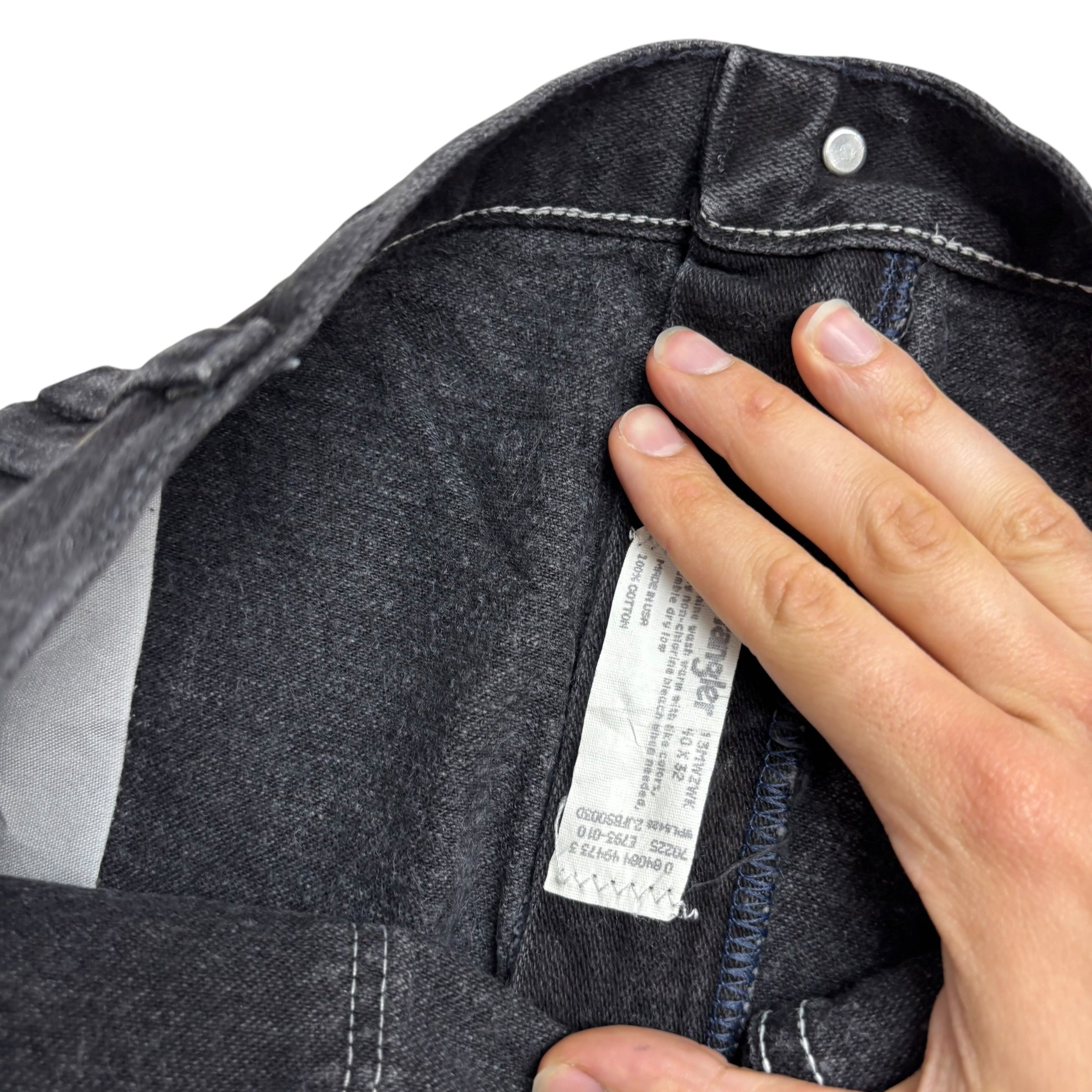 Wrangler Jeans Cowboy Cut W40 L32 Mens Black 13MWZ Made In USA Vintage (E)