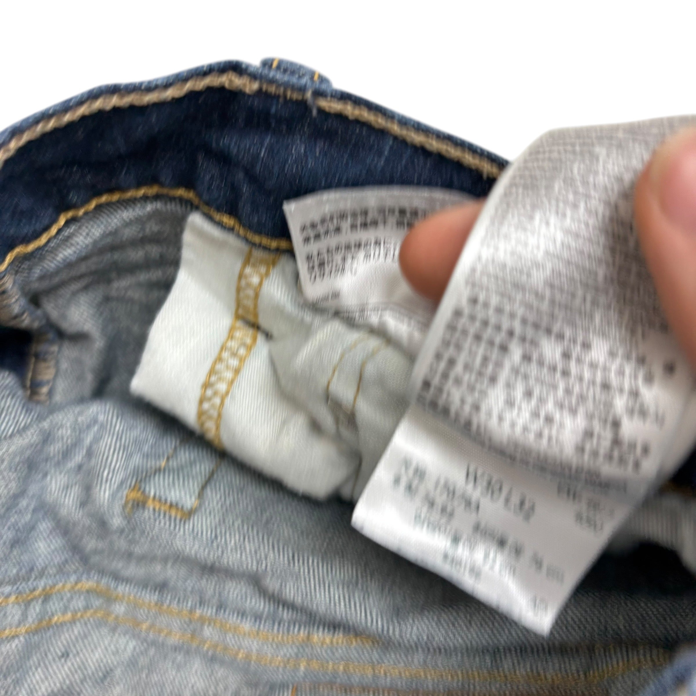 Levis 513 Jeans W30 L31 Mens Dark Blue Slim Straight Fit Stretch Denim (E)