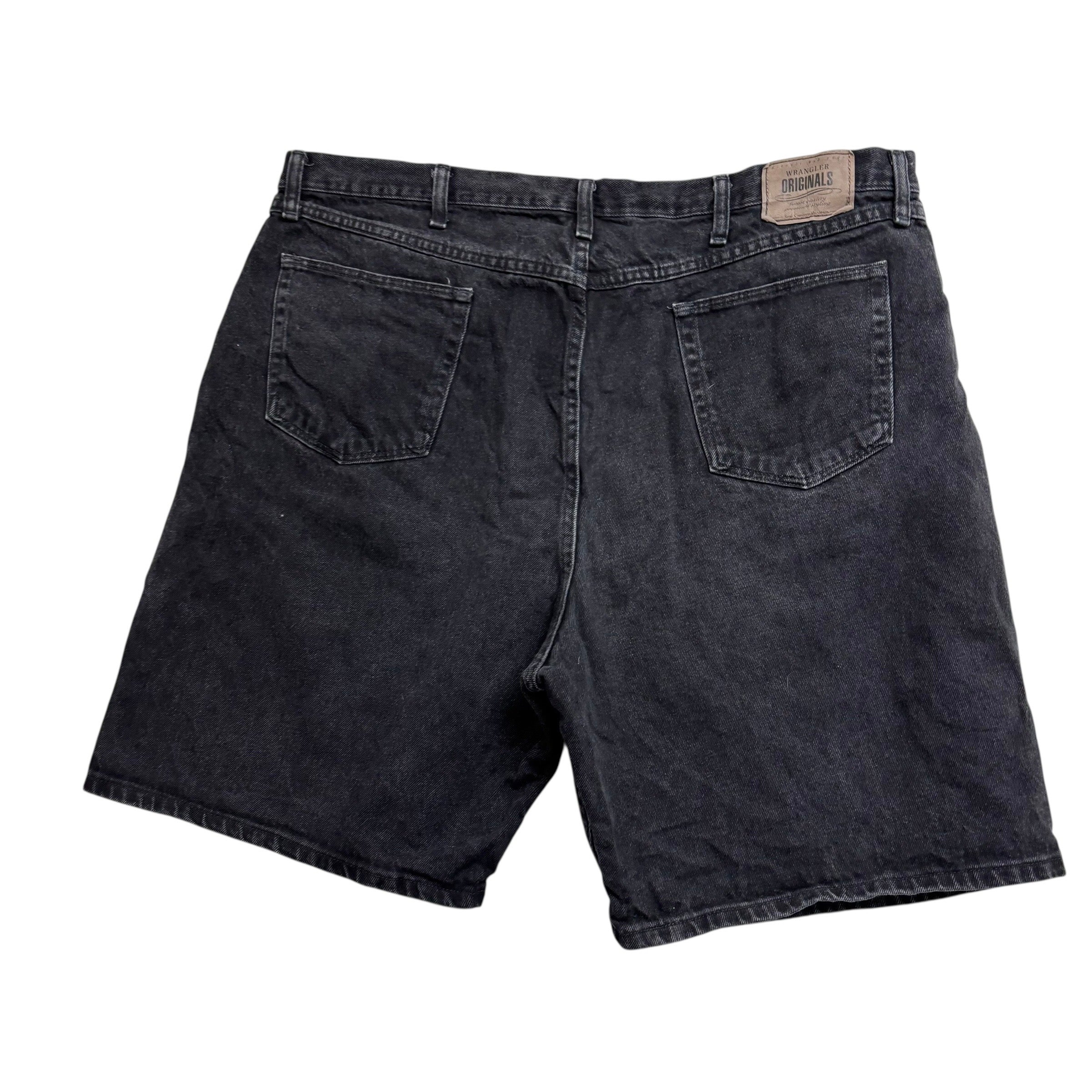 Wrangler Baggy Jorts W44 Mens Denim Shorts Black Relaxed Fit (E)