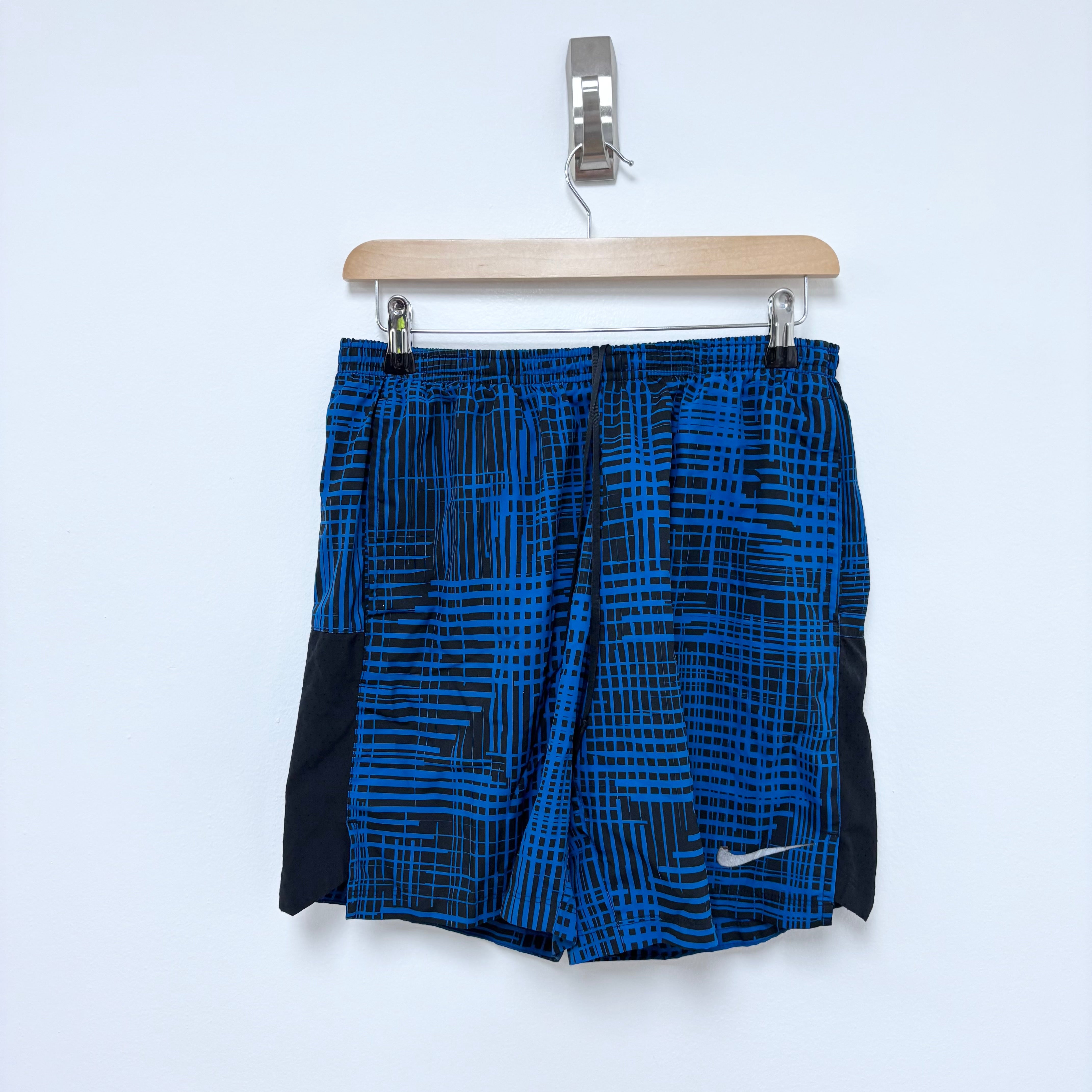 Nike Shorts Mens Small Blue Dri Fit Running Sports Gym Athletic Pockets (E)