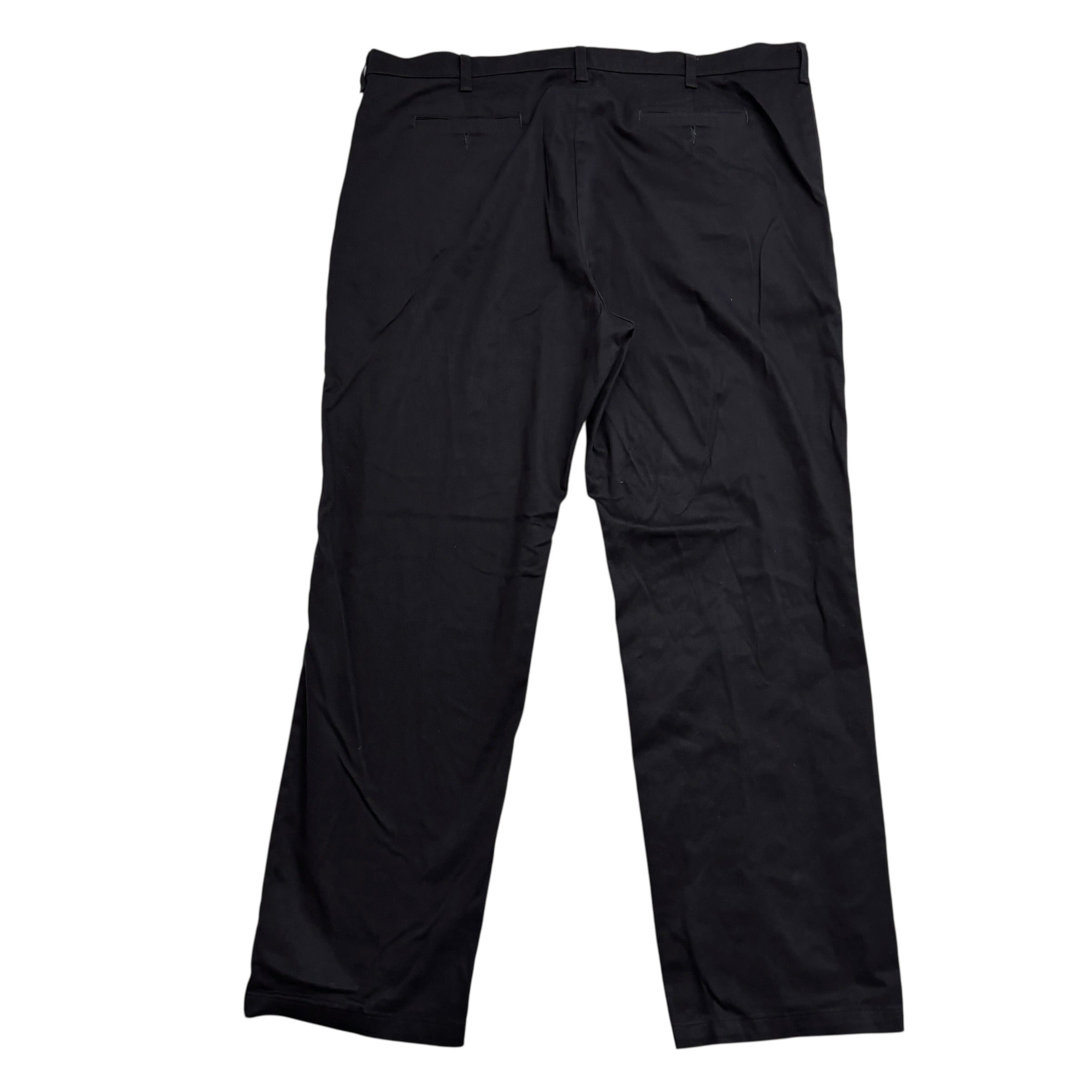 Lee Trousers W46 L34 Mens Black Relaxed Straight Fit Vintage Pants (E)