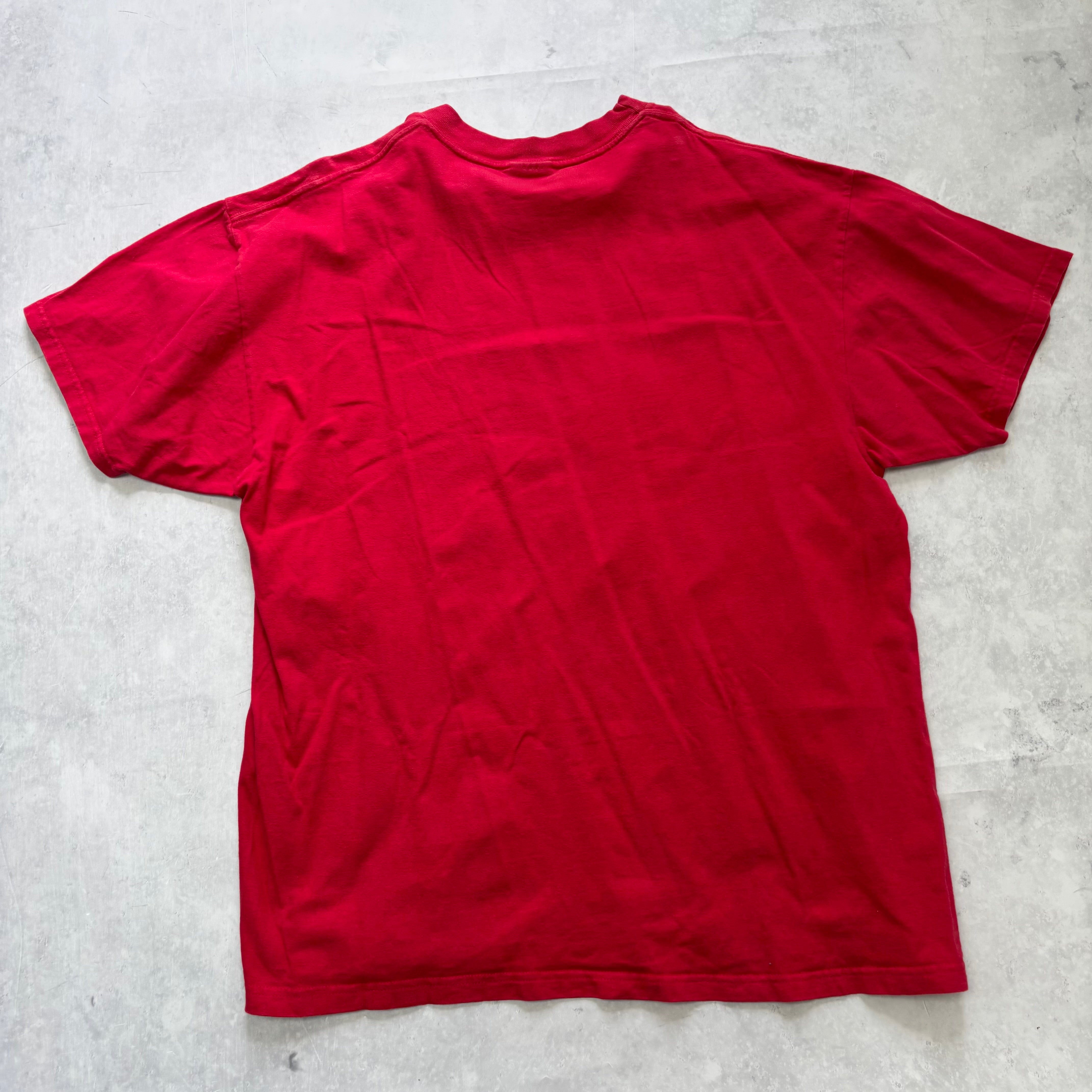 Vintage T Shirt Mens XL Red Graphic Print 90s Munich Tourist (E)