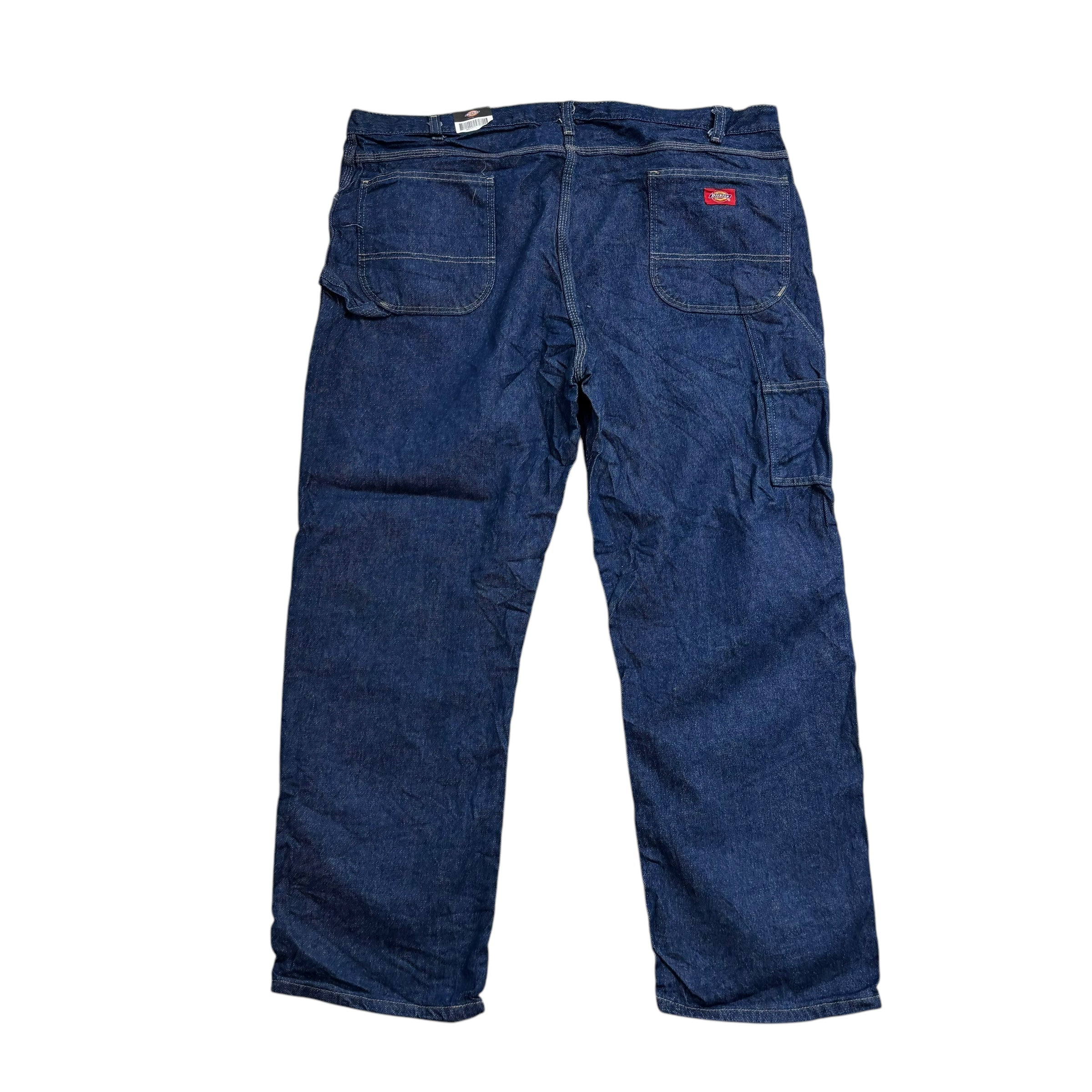 Dickies Carpenter Jeans W44 L32 Mens Dark Blue Relaxed Straight Fit Pants