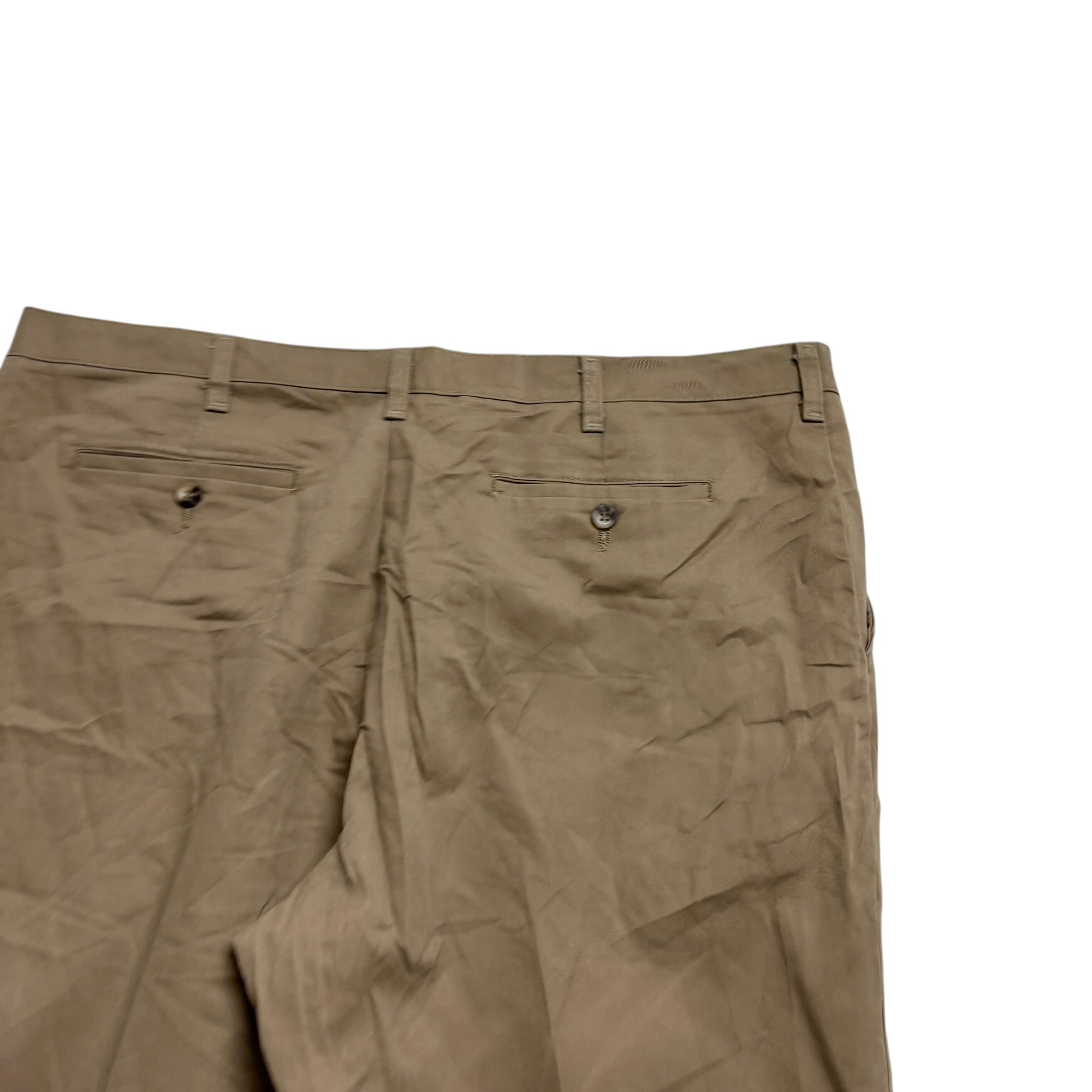 Lee Trousers W40 L32 Mens Brown Relaxed Straight Fit Total Freedom Pants (E)
