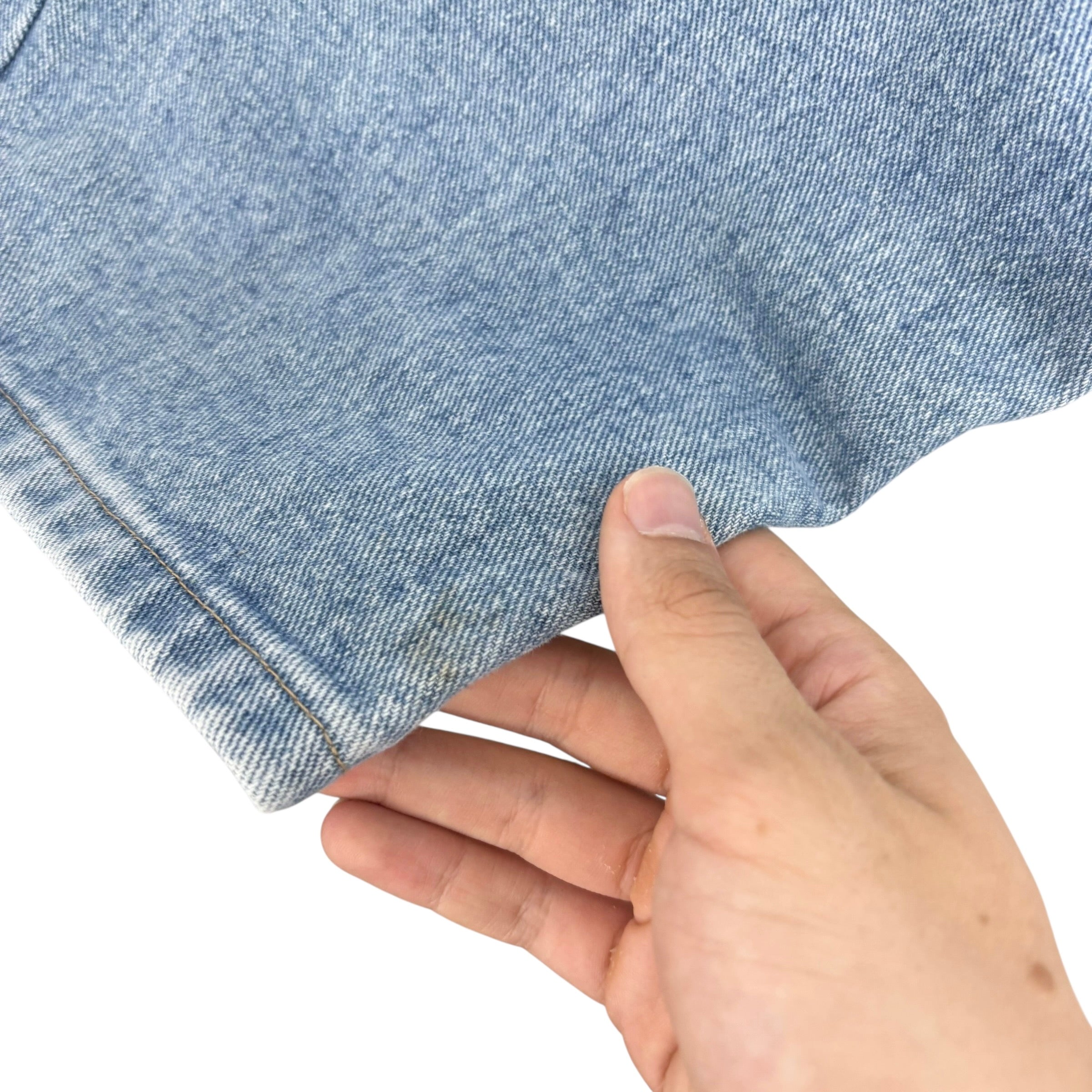 Wrangler Jeans W42 L30 Mens Light Blue Relaxed Straight Fit Vintage Denim