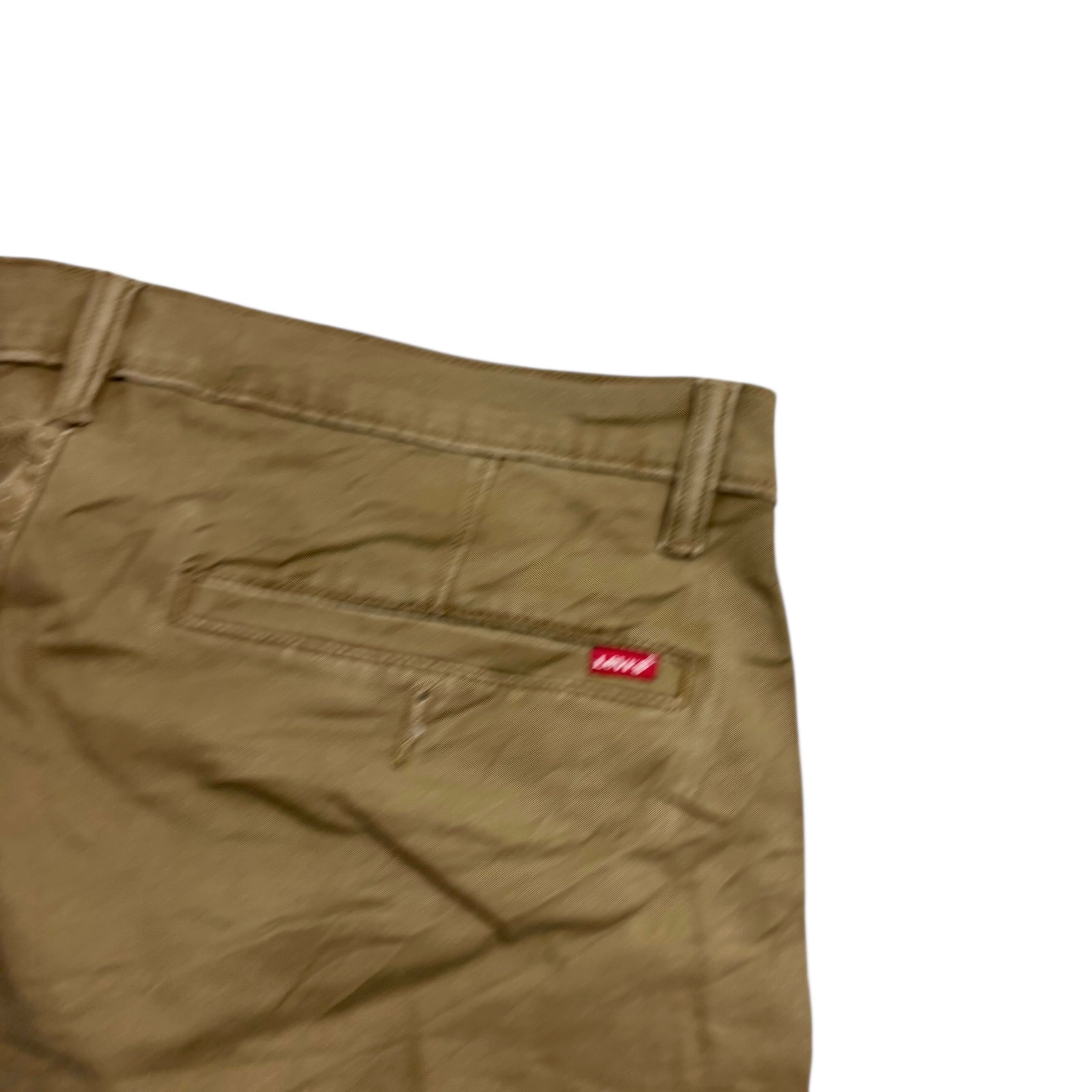 Levis XX Chino Trousers W36 L32 Mens Brown Standard Tapered Fit Stretch