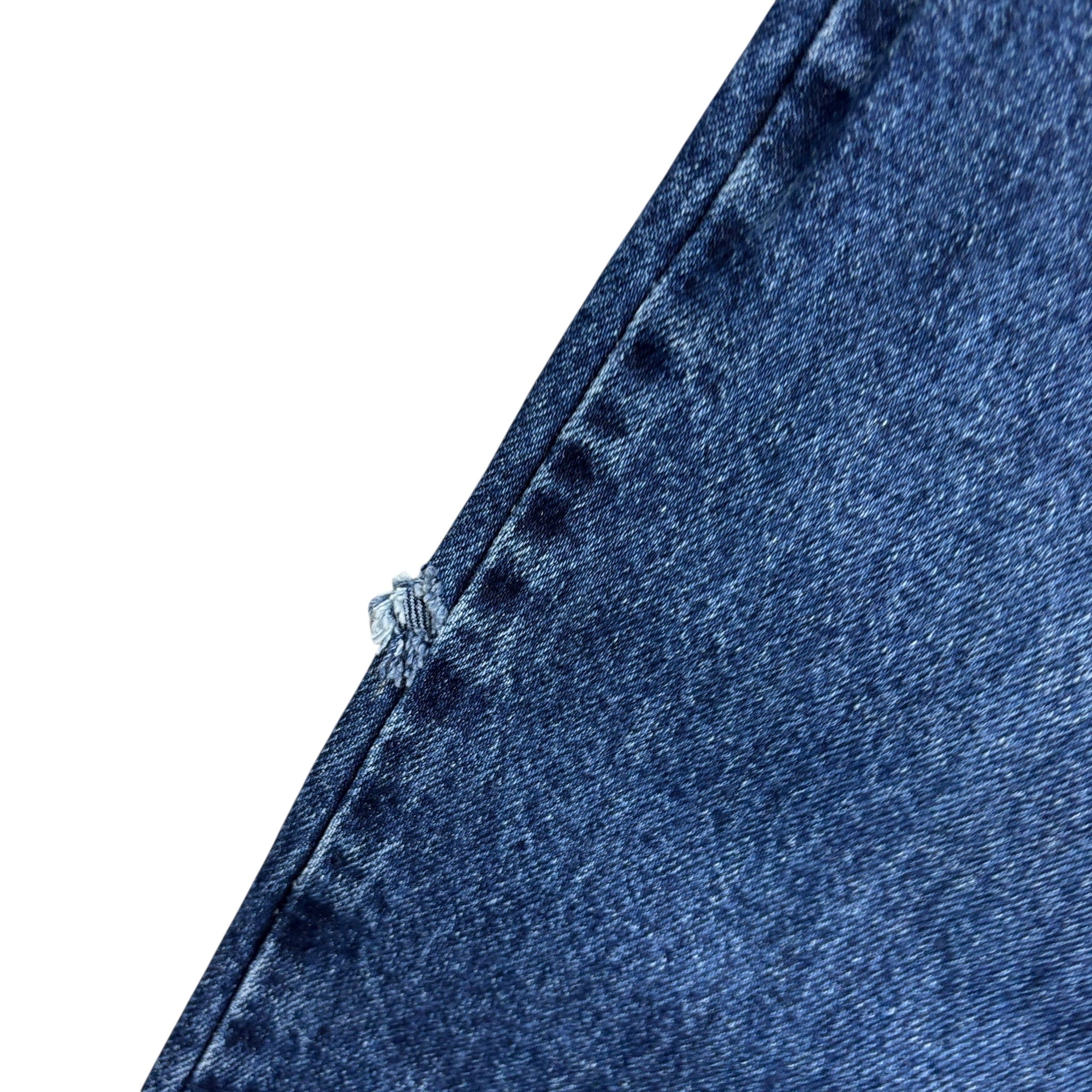 Wrangler Jeans W44 L30 Mens Mid Blue Regular Straight Fit Denim (F)