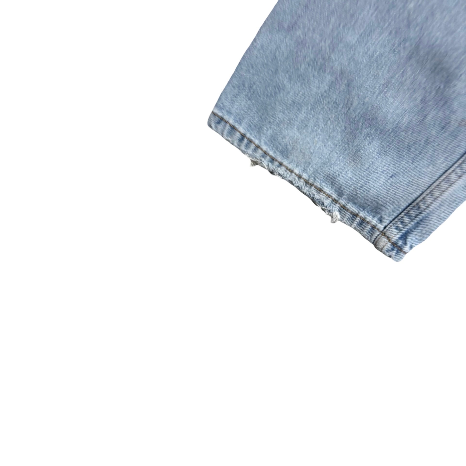 Levis 505 Jeans W33 L30 Mens Light Blue Regular Straight Fit Vintage Denim (F)