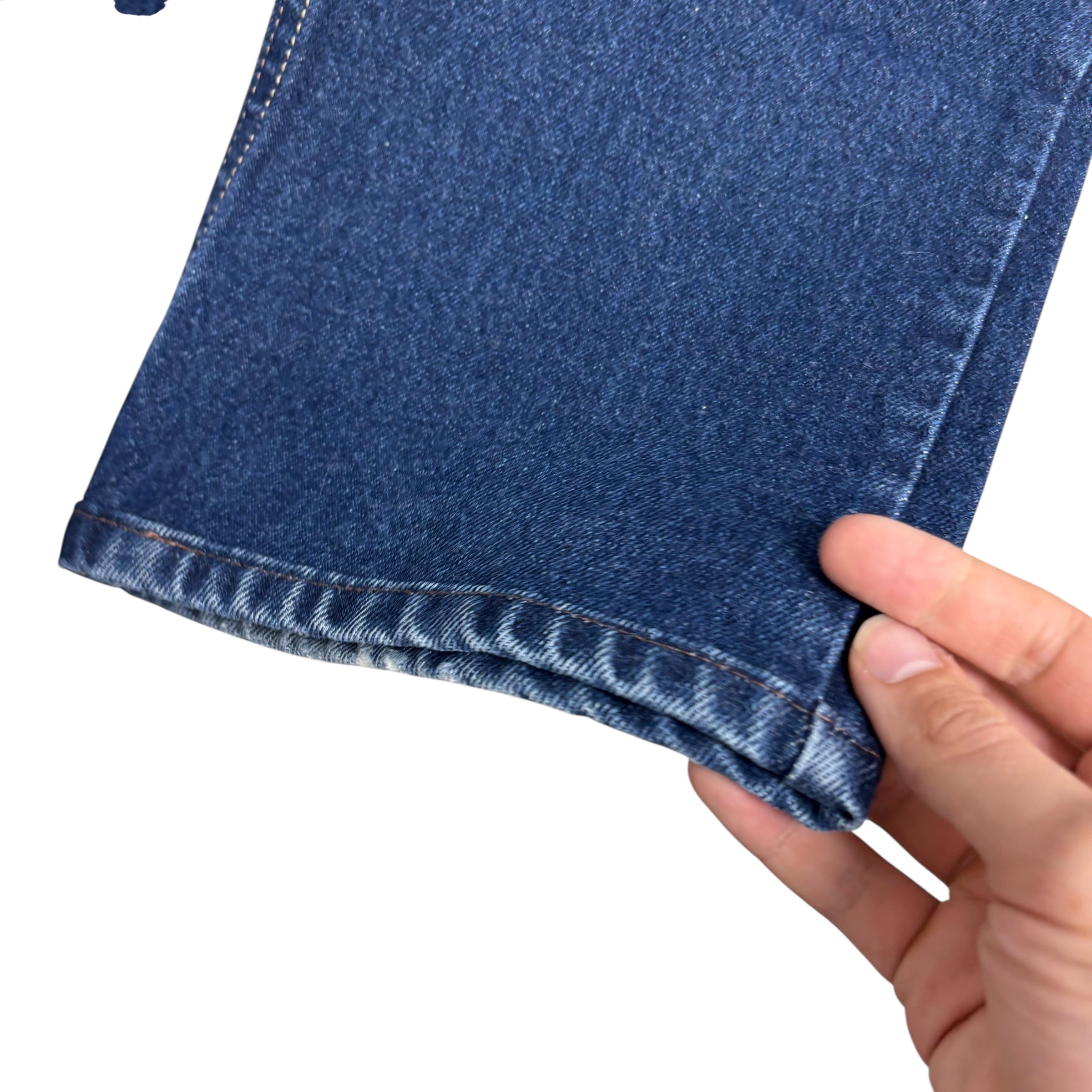 Lee Jeans W36 L30 Mens Dark Blue Regular Straight Fit Denim
