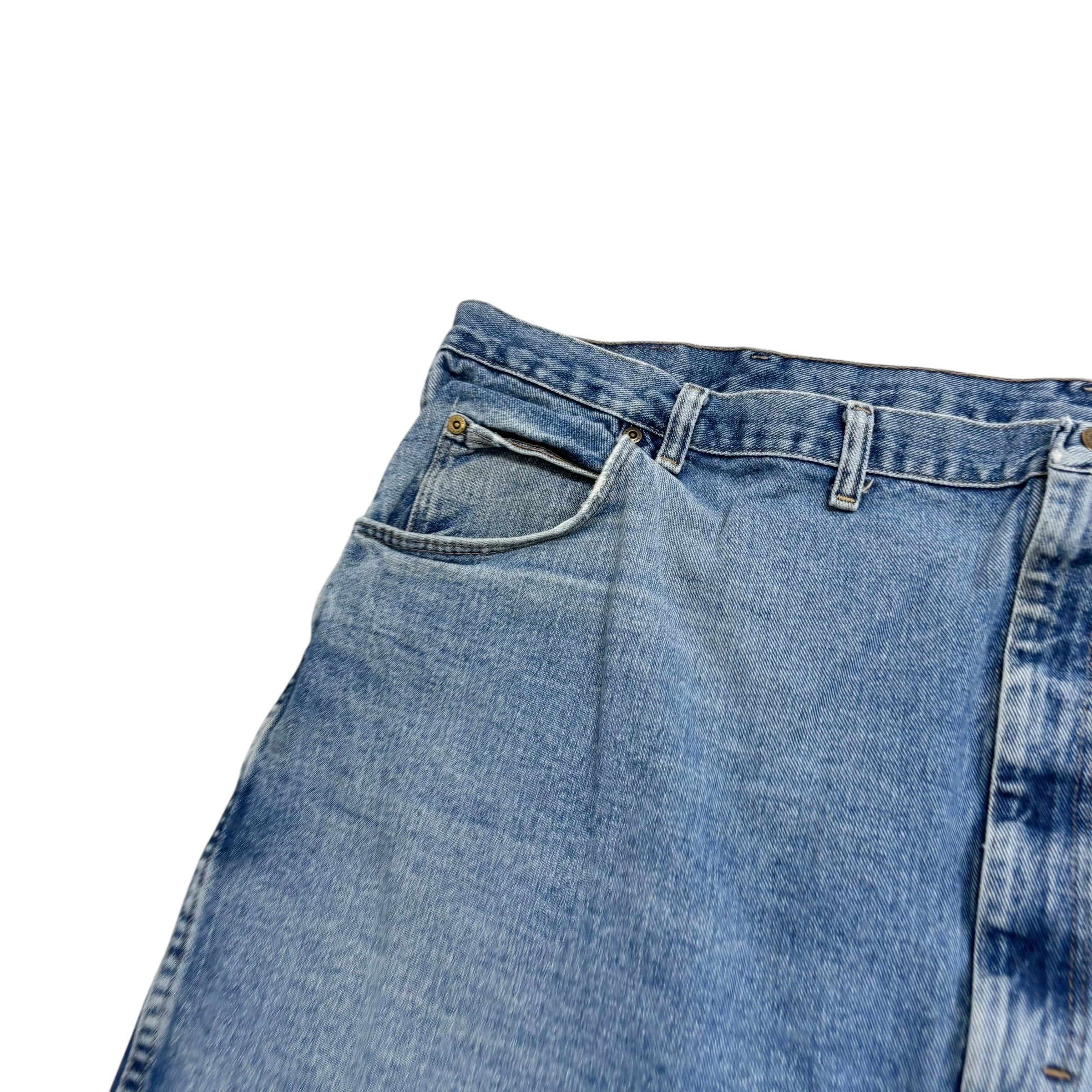 Lee Jeans W52 L27 Mens Mid Blue Relaxed Straight Fit Baggy Denim