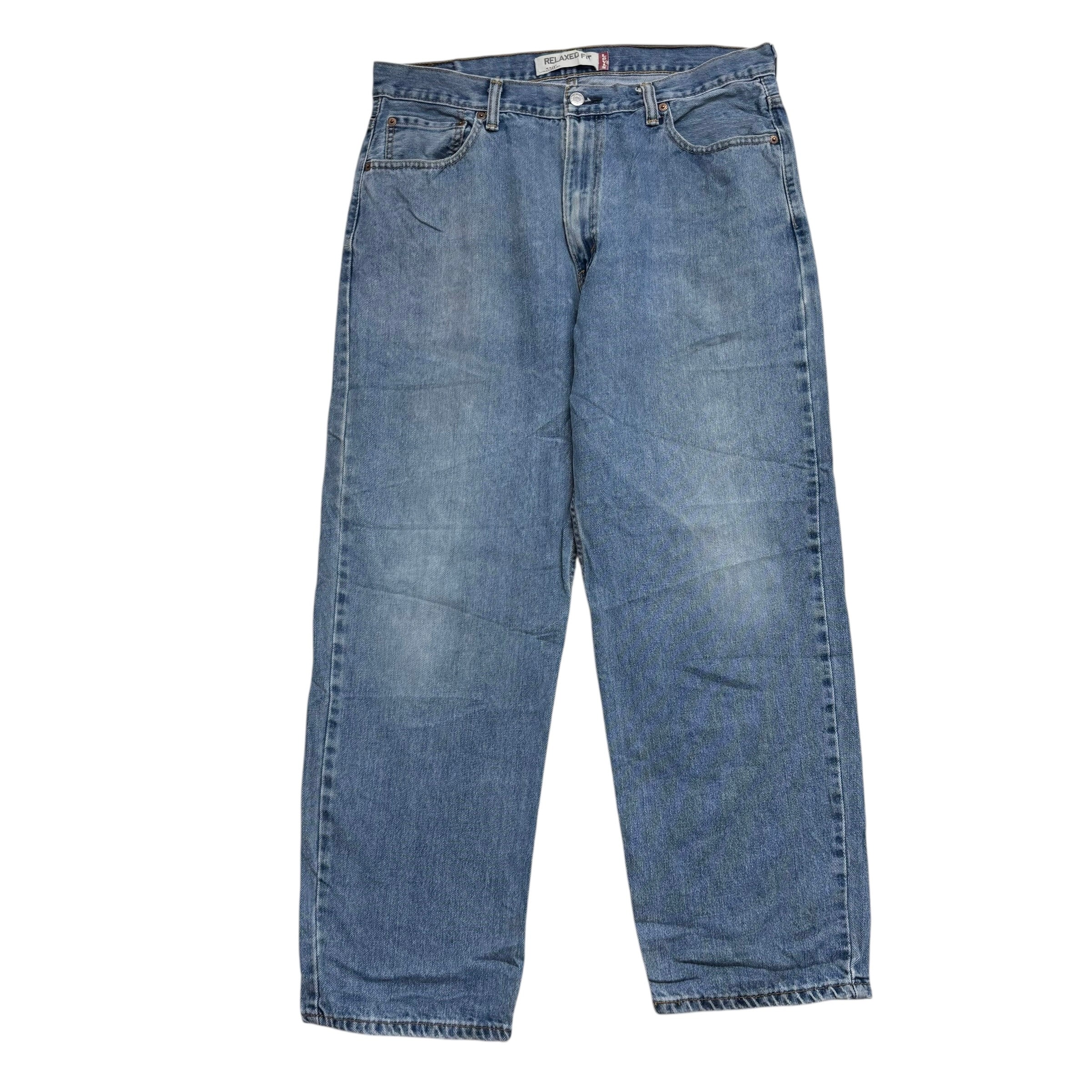 Levis 550 Jeans W36 L30 Mens Mid Blue Baggy Relaxed Straight Fit Vintage Denim