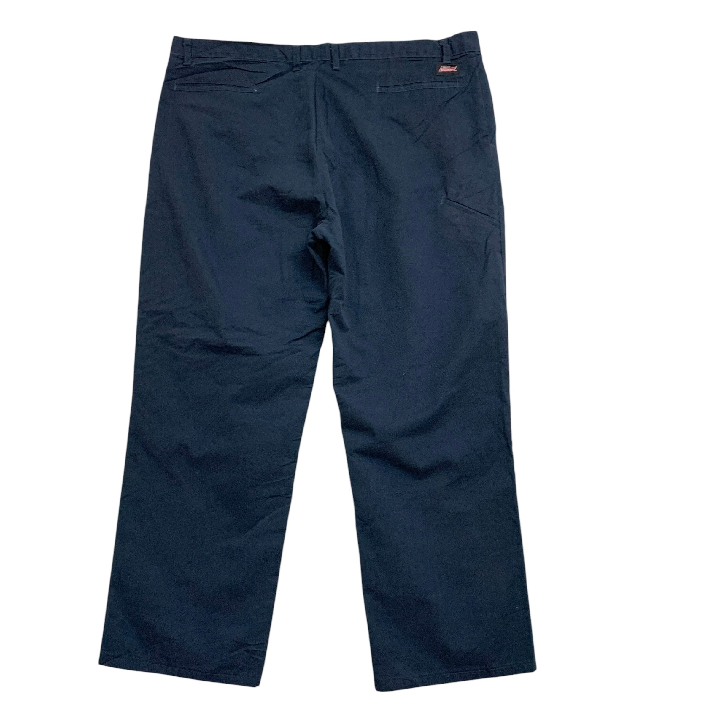Dickies Trousers W42 L30 Mens Navy Blue Pants Relaxed Straight Fit Workwear