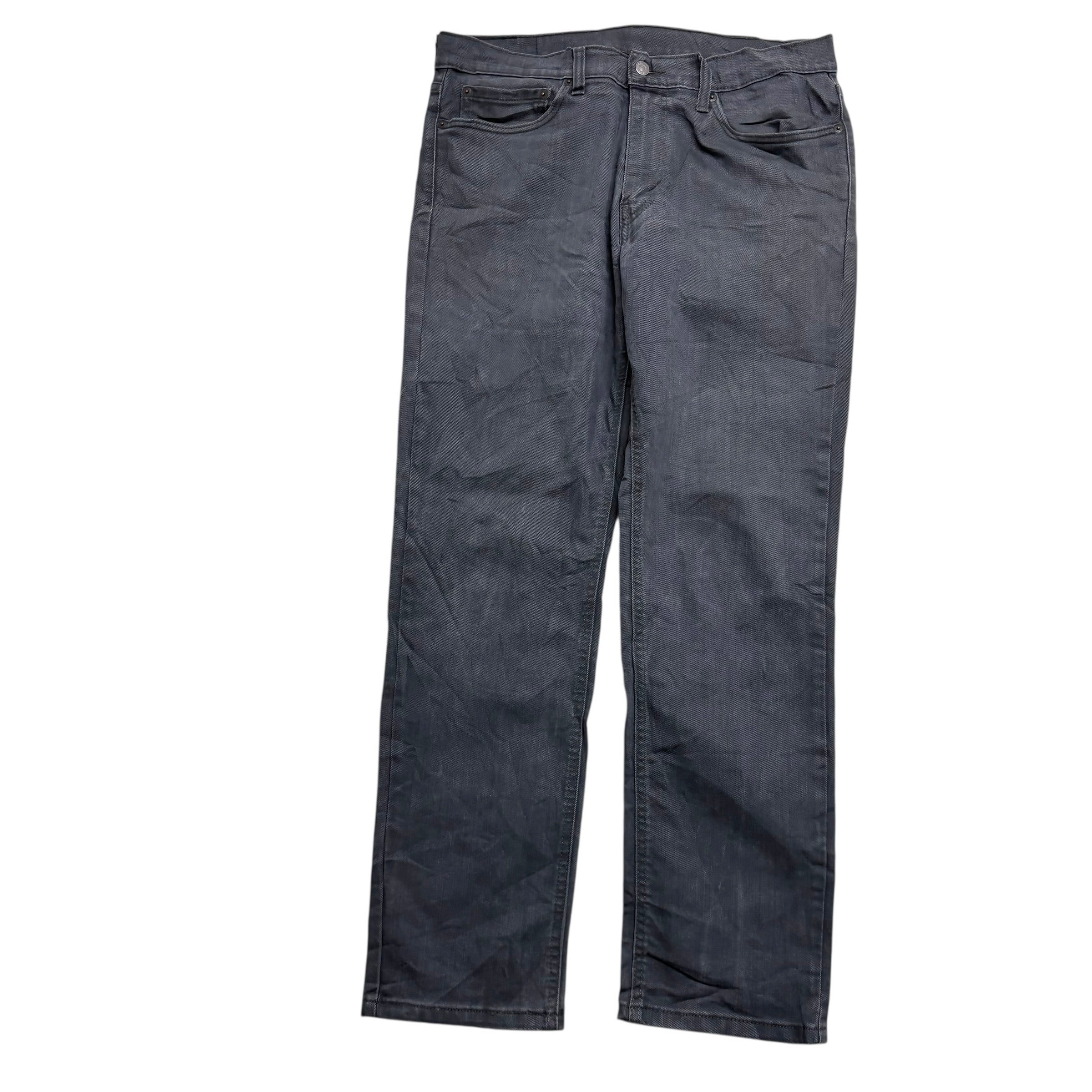 Levis 541 Jeans W34 L32 Mens Grey Athletic Tapered Fit Stretch Denim (F)