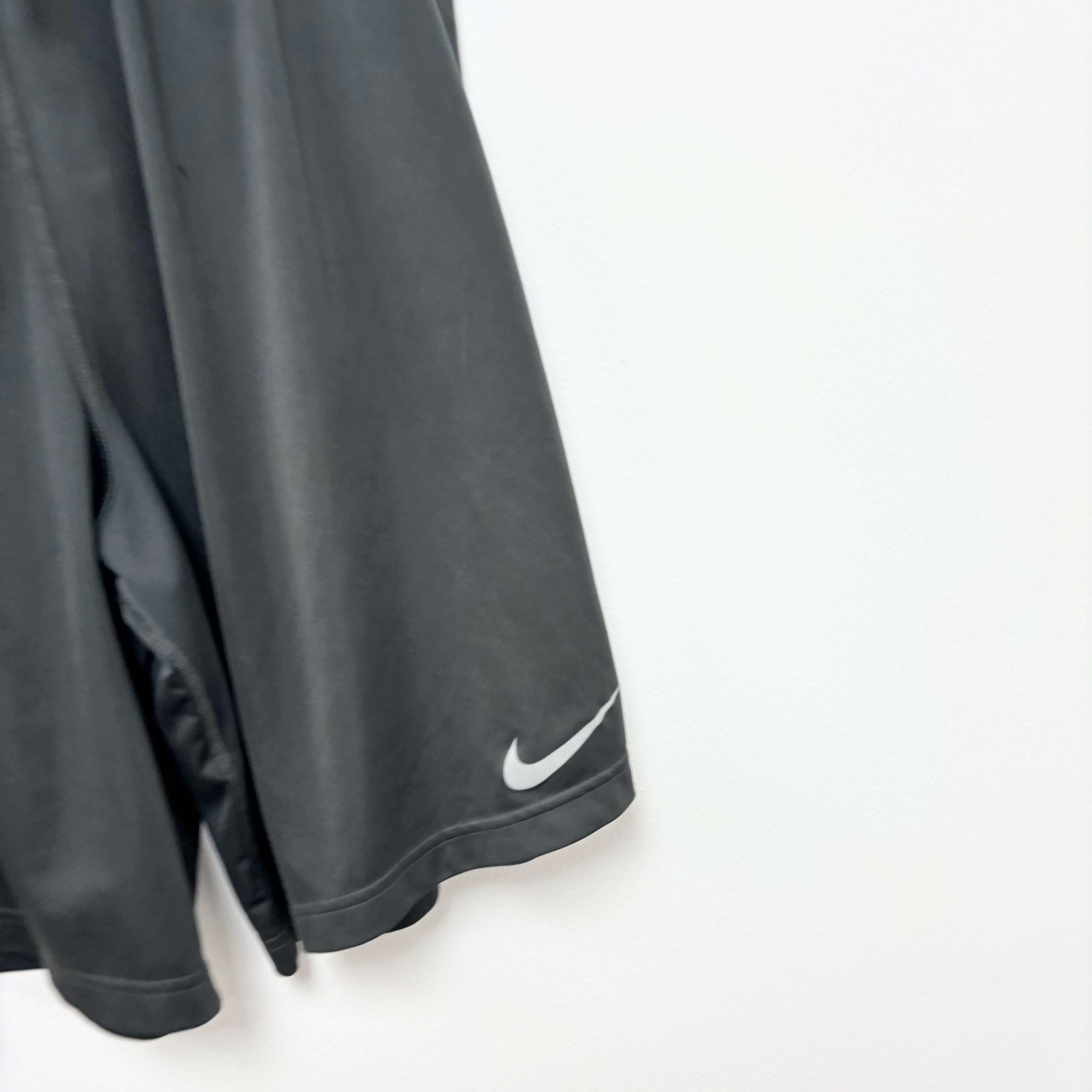 Nike Shorts Mens Large Grey Dri Fit Running Sports Gym Athletic (E)