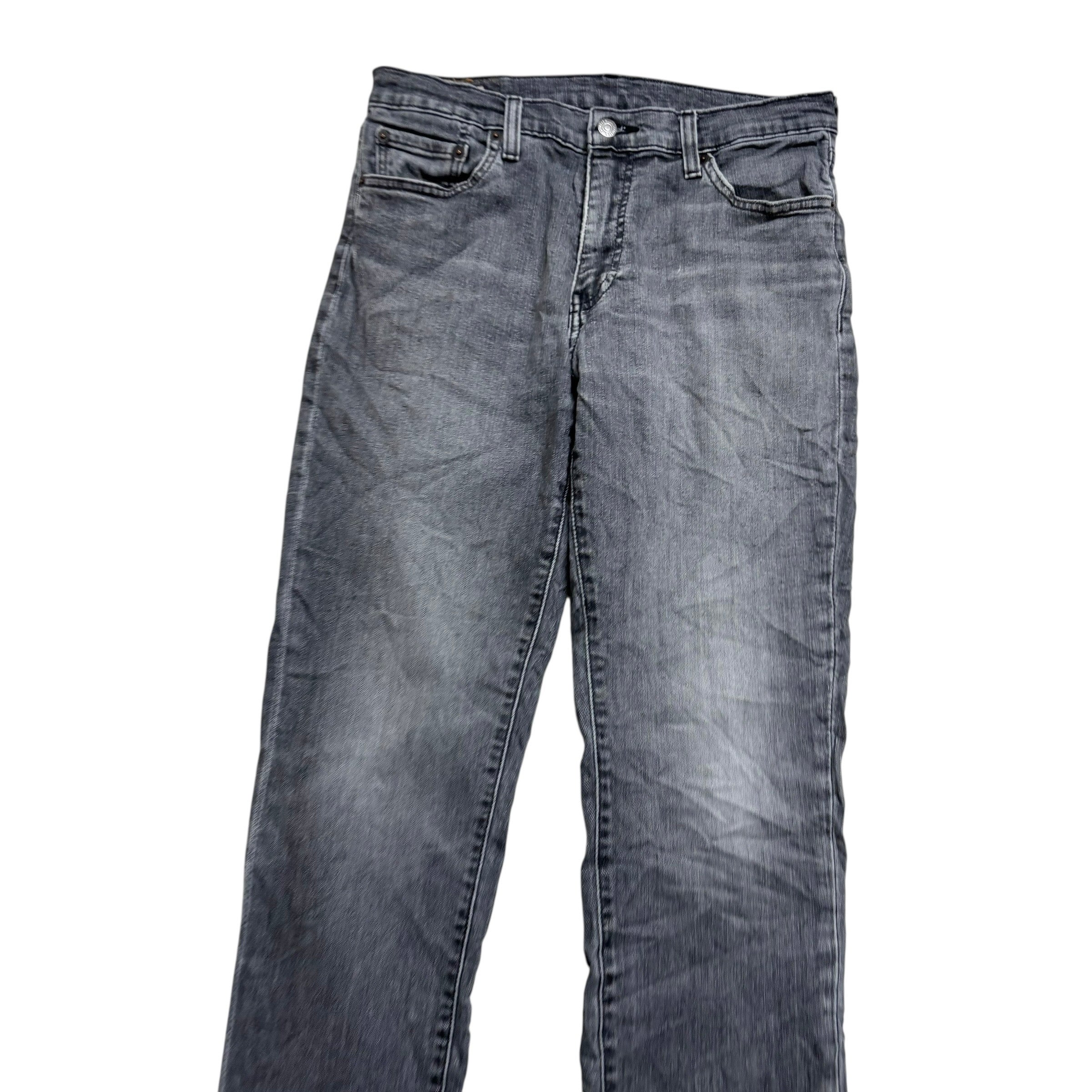Levis 511 Jeans W32 L32 Mens Grey Slim Fit Stretch Premium Denim (E)