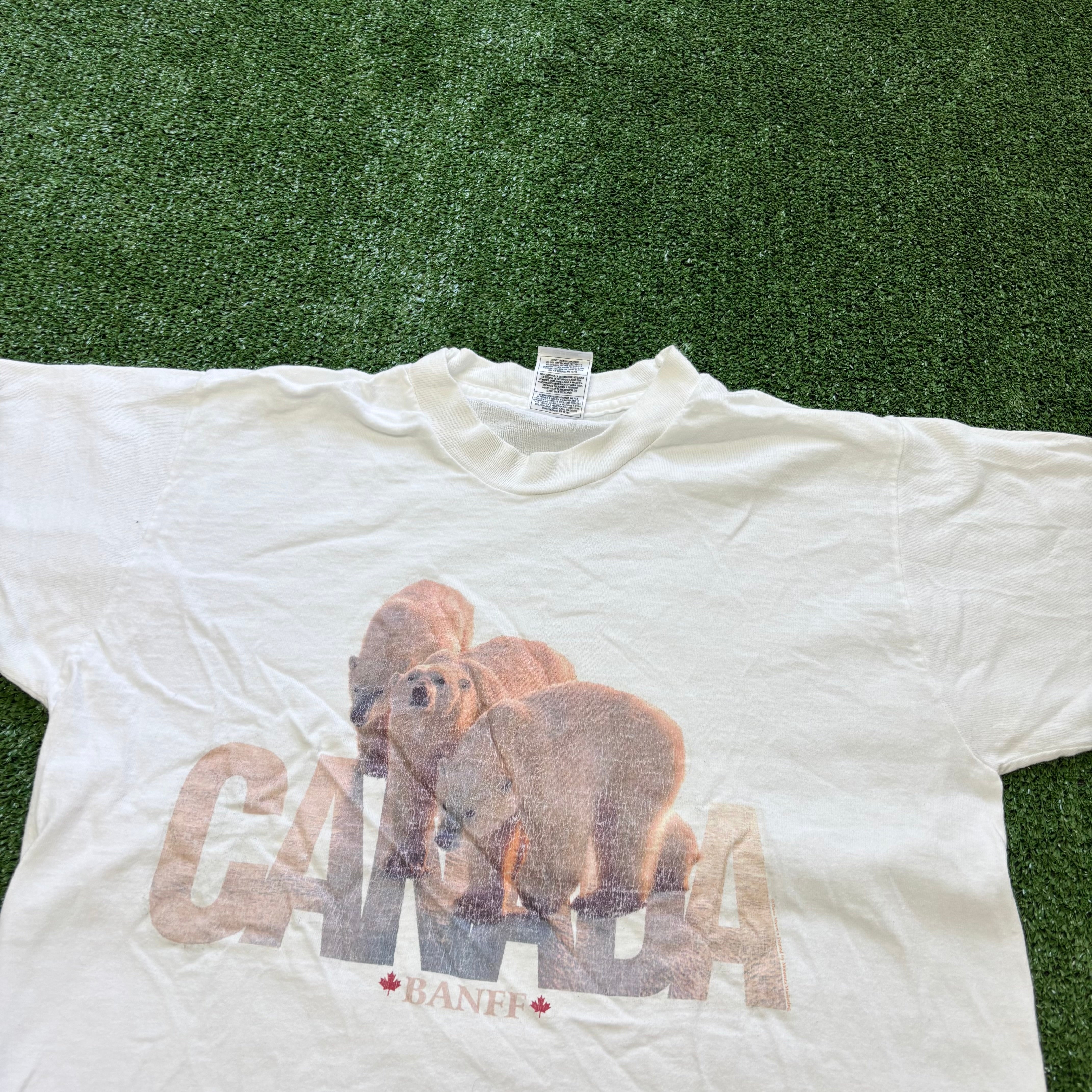 Vintage T Shirt Mens Small White Single Stitch Graphic Print 90s