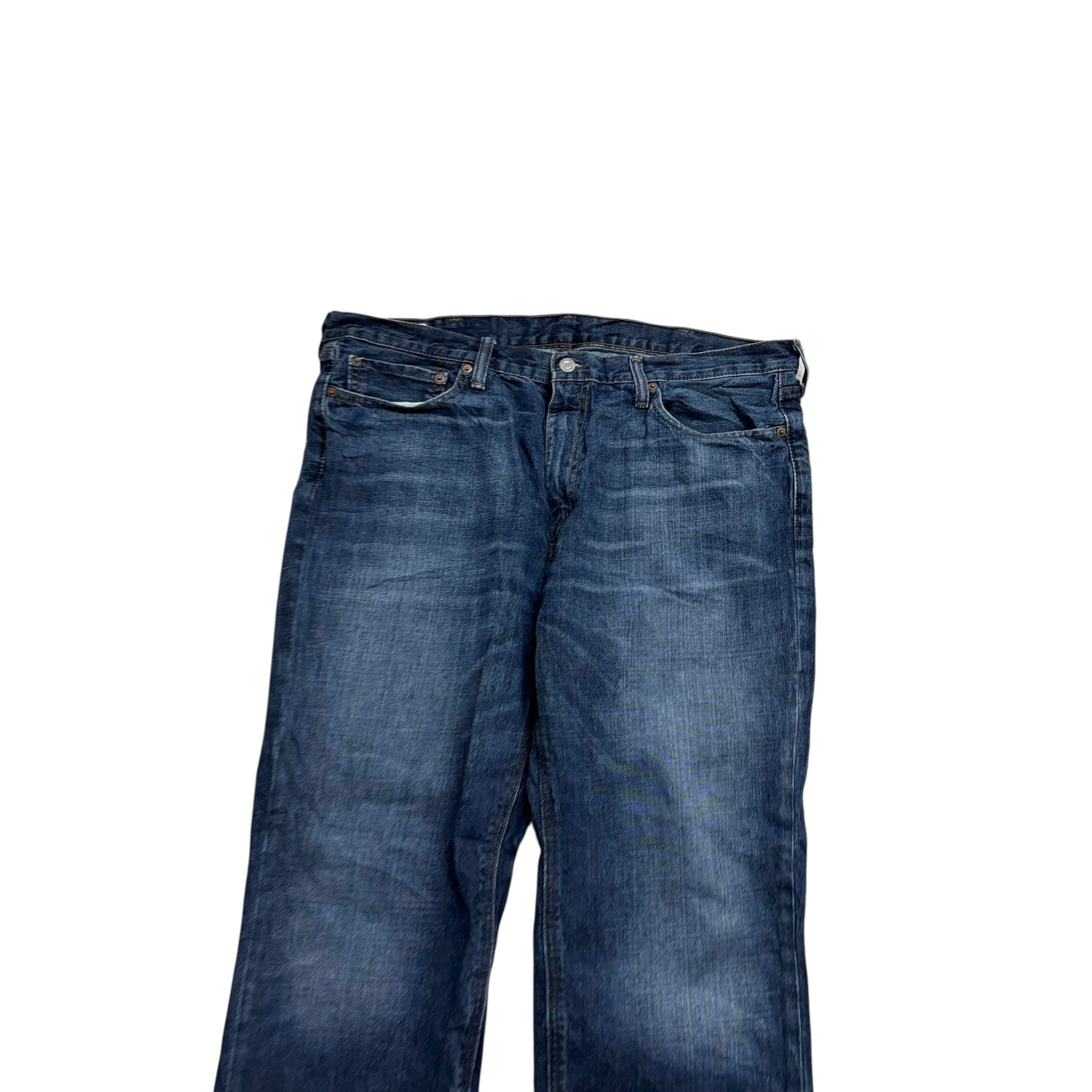 Levis 541 Jeans W38 L30 Mens Dark Blue Athletic Tapered Fit Denim