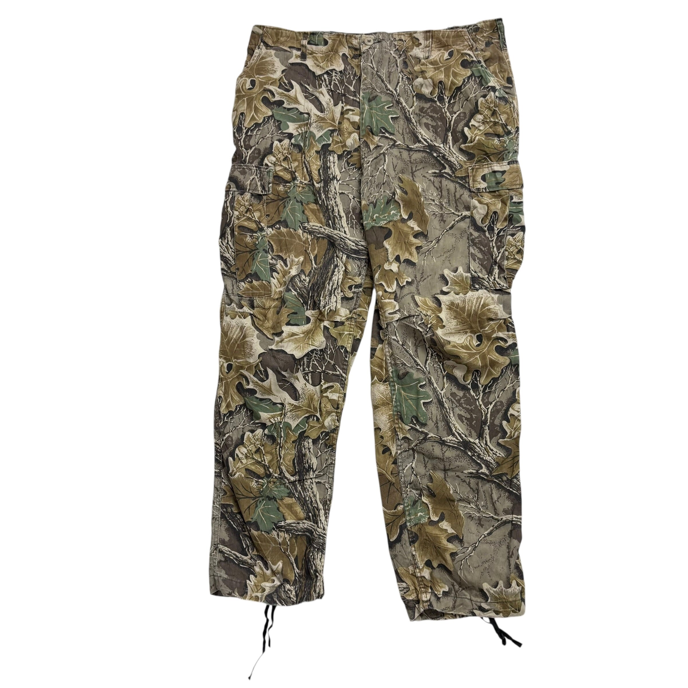 Vintage Realtree Trousers W40 L32 Mens Cargo Camo Baggy Relaxed Fit Pants (E)