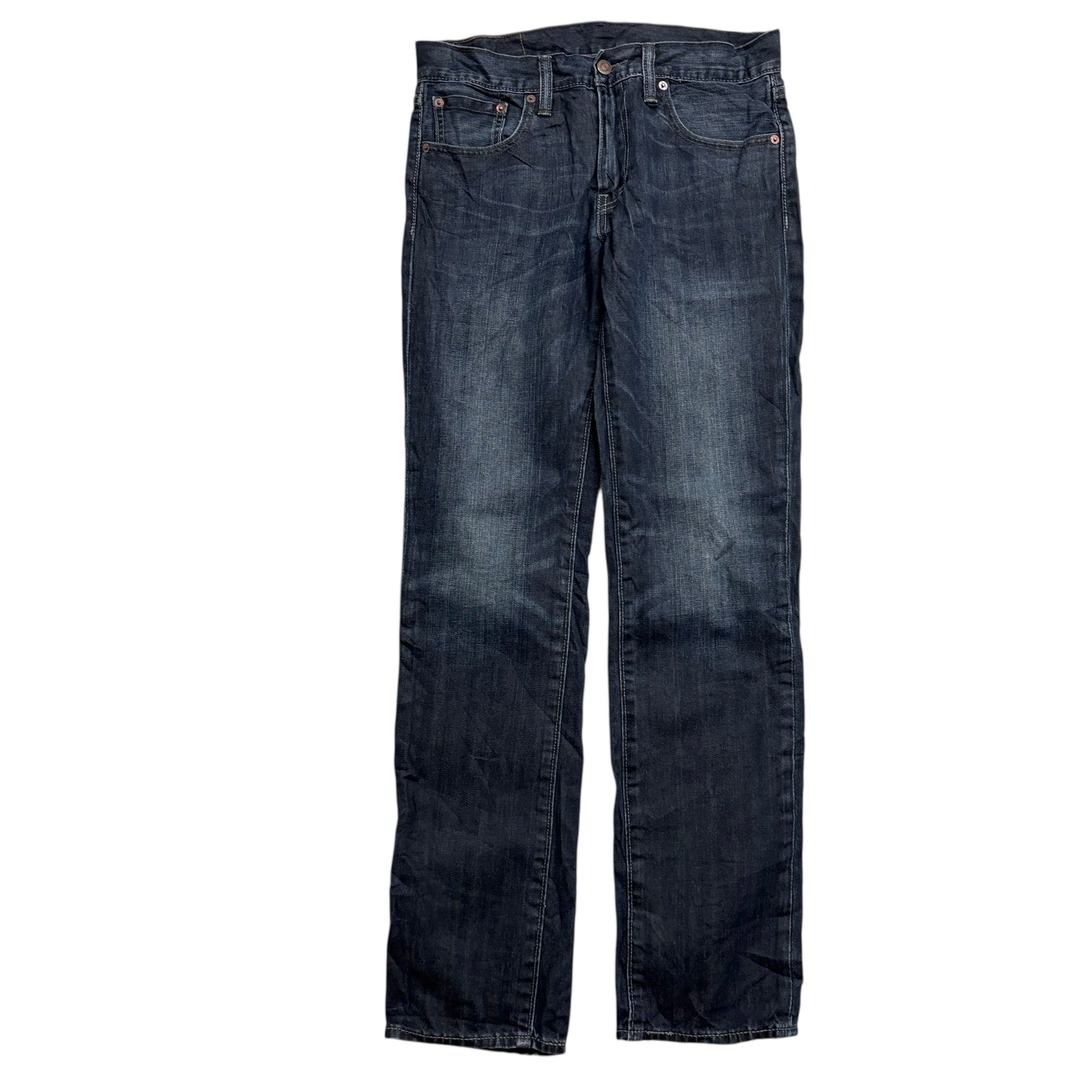 Levis 511 Jeans W30 L32 Mens Dark Blue Slim Fit Denim (E)