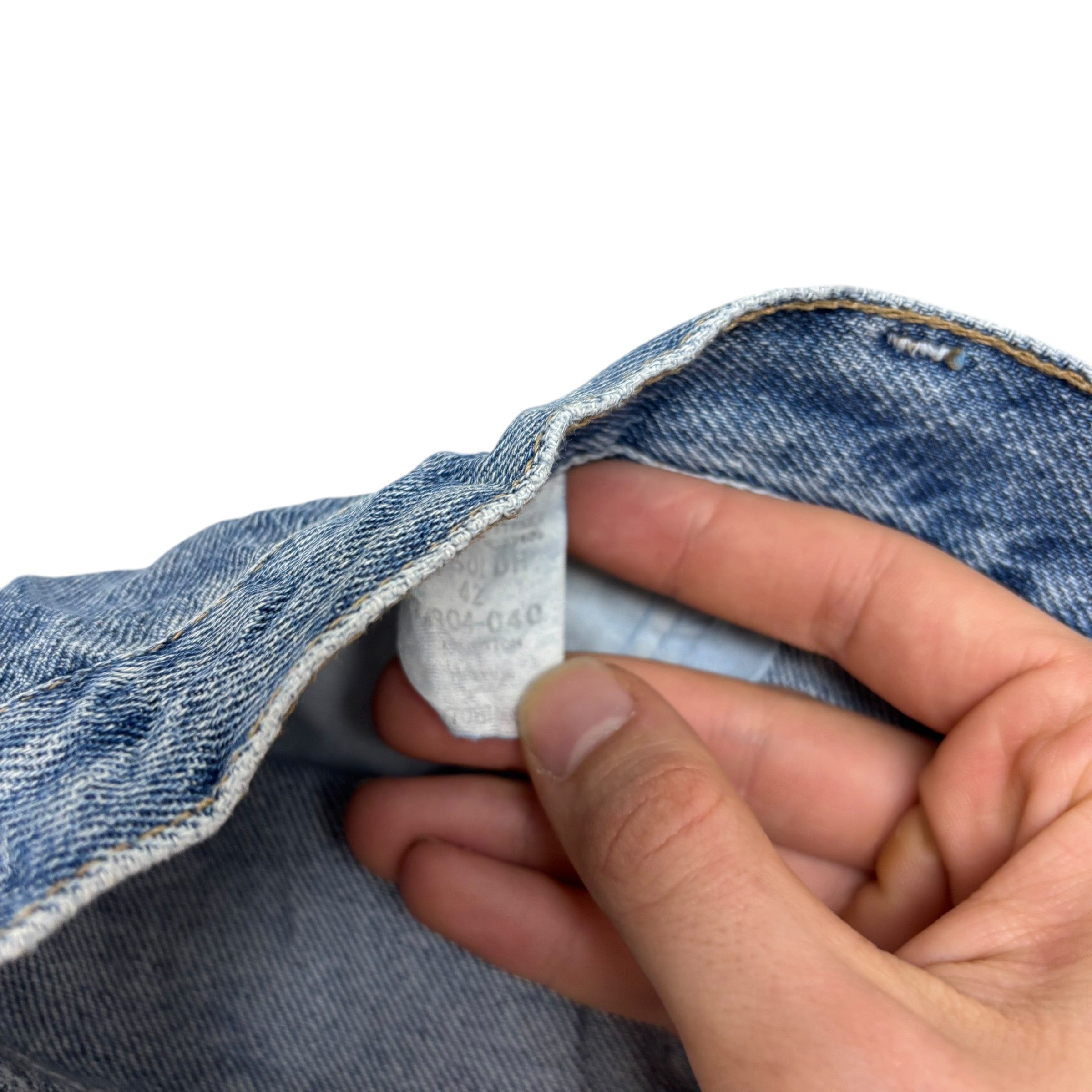 Vintage Wrangler Jorts W40 Mens Denim Shorts Light Blue Baggy Relaxed Fit (E)