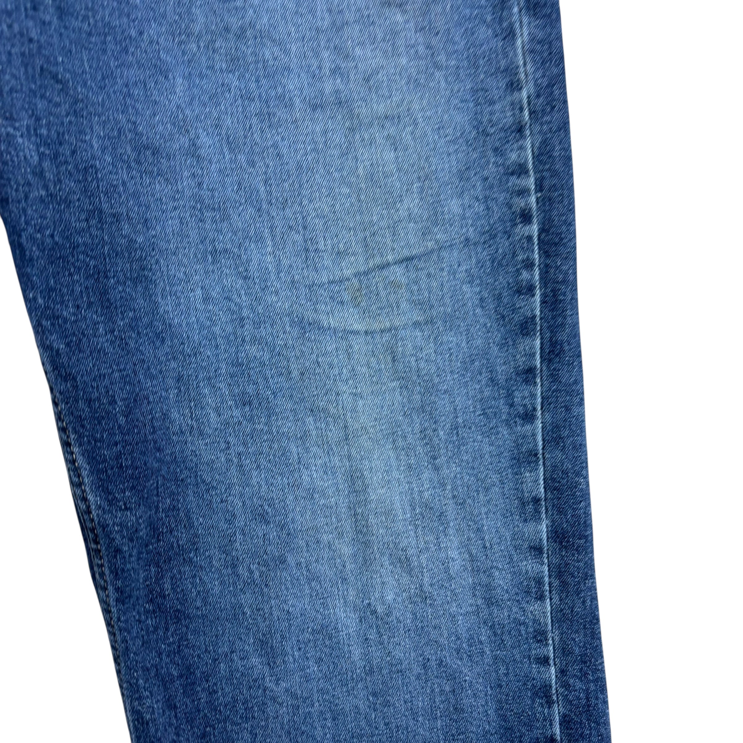 Levis Signature Jeans W38 L32 Mens Mid Blue Baggy Relaxed Fit Stretch