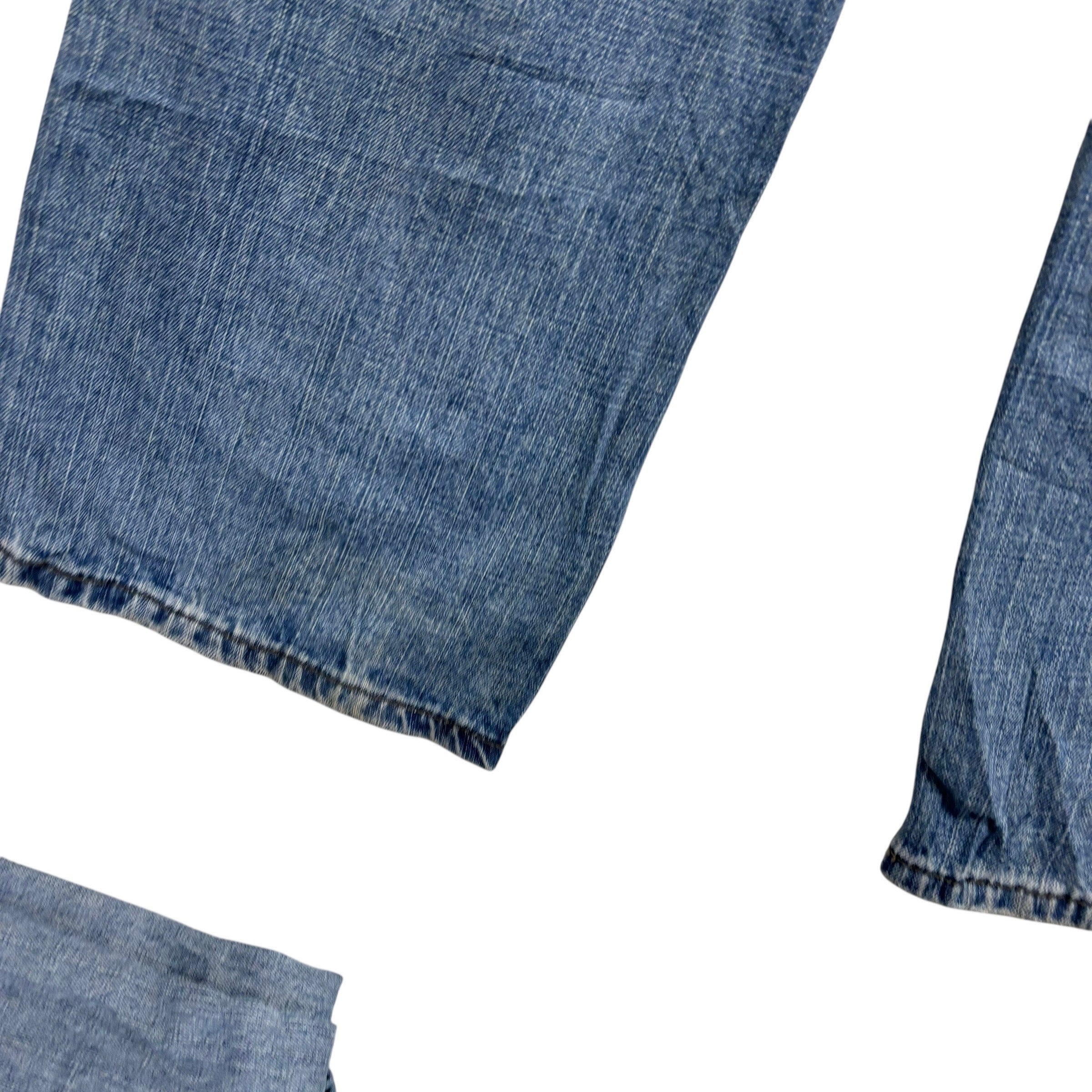 Levis 559 Jeans W34 L33 Mens Mid Blue Baggy Relaxed Straight Fit Denim