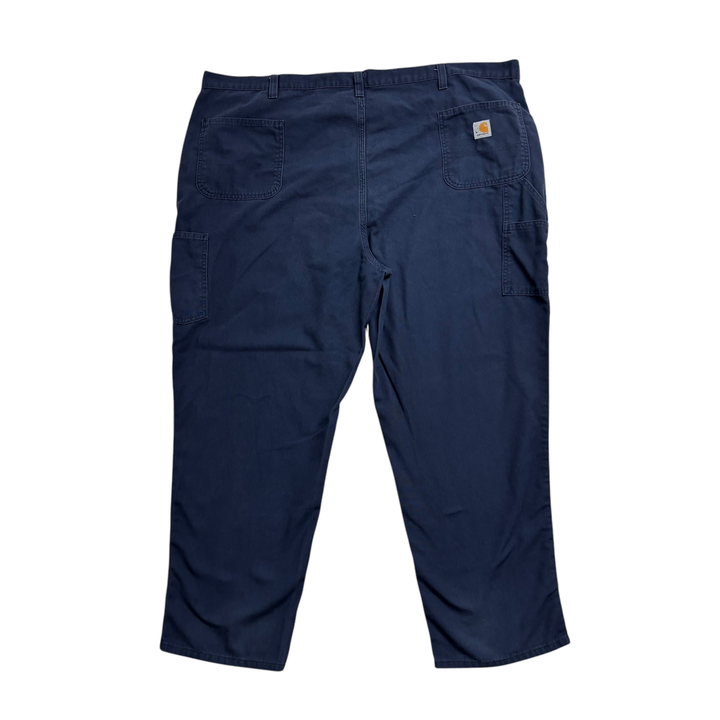 Carhartt Carpenter Pants W50 L30 Mens Navy Blue Relaxed Baggy Fit Trousers