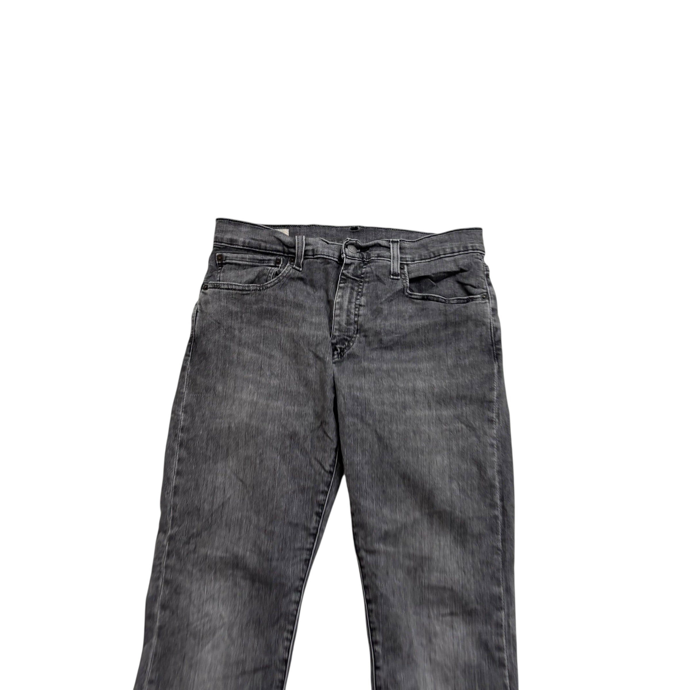 Levis 512 Jeans W32 L32 Mens Grey Slim Tapered Fit Stretch Premium Denim (E)