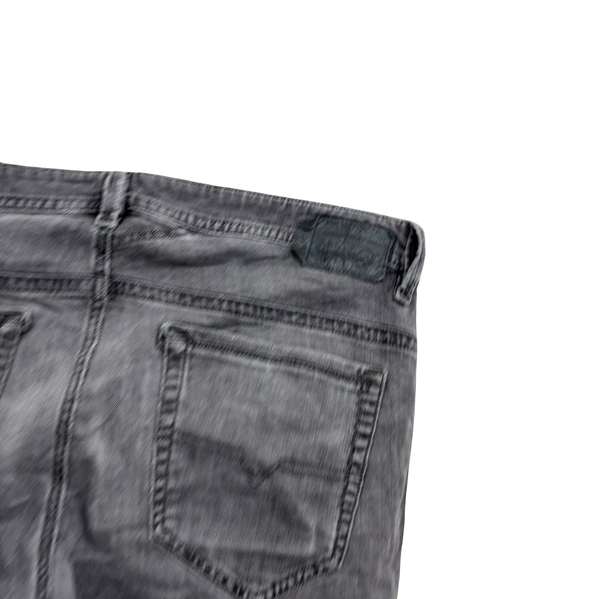 Diesel Thavar Jeans W34 L31 Mens Grey Slim Skinny Fit Stretch Denim